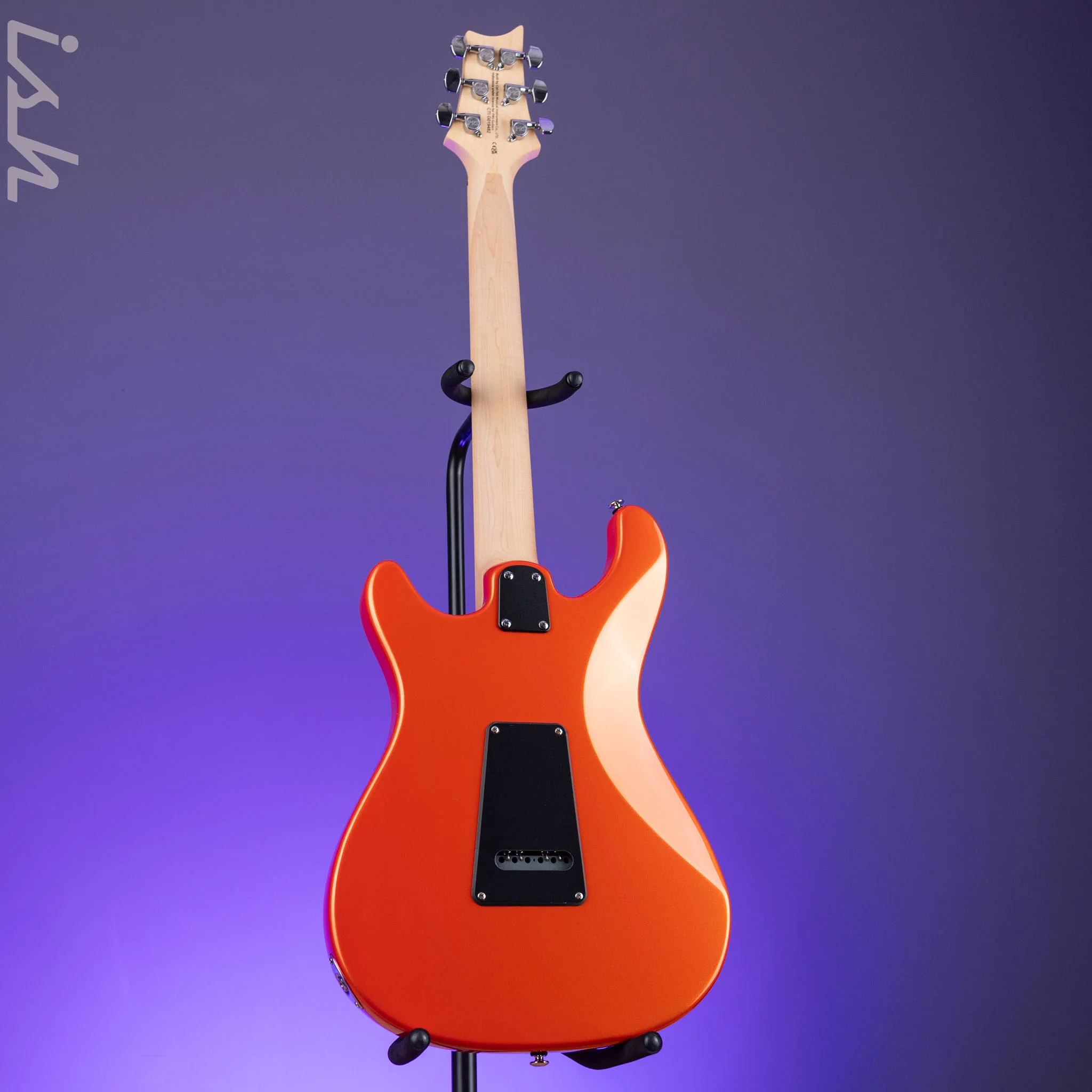 PRS SE NF3 Electric Guitar Metallic Orange Maple Fretboard - Image 6