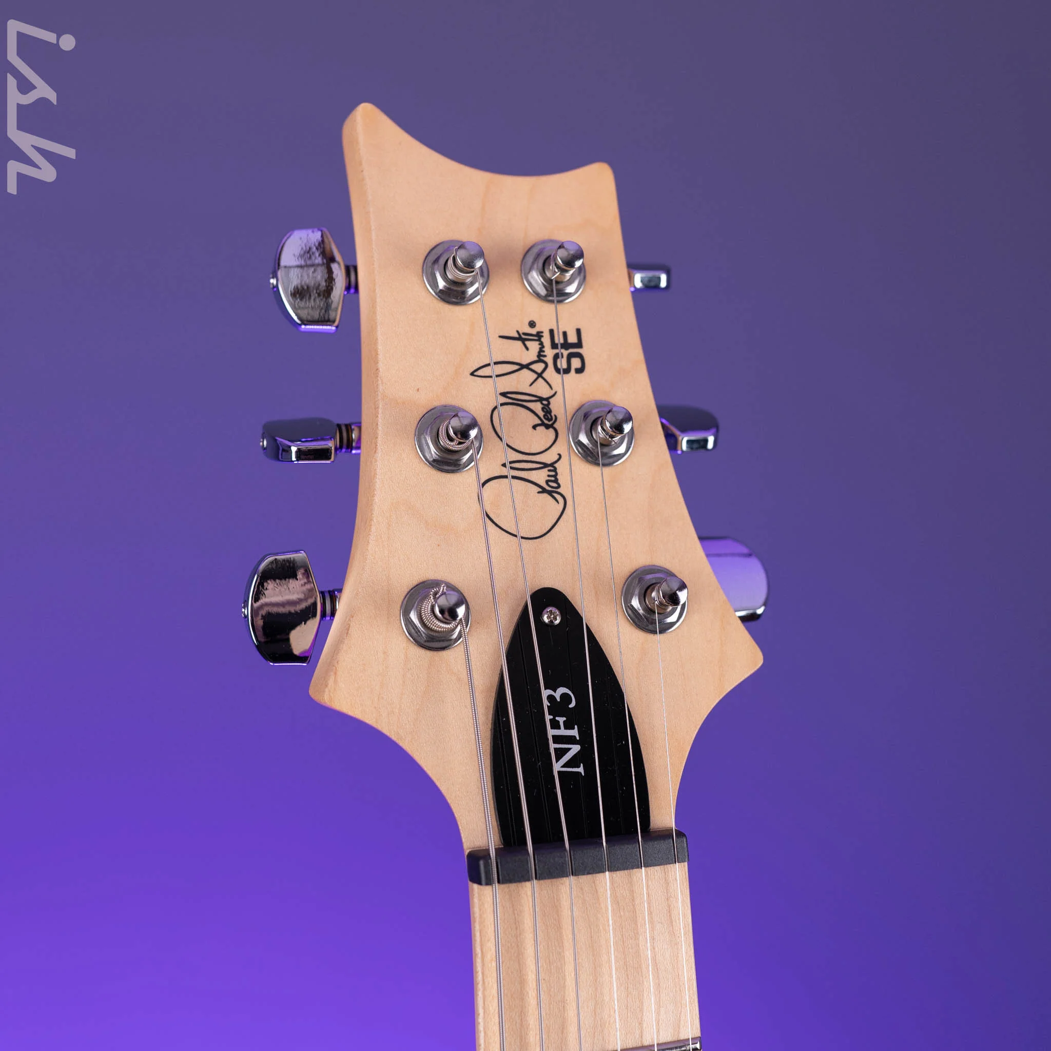 PRS SE NF3 Electric Guitar White Pearl Maple Fretboard - Image 5