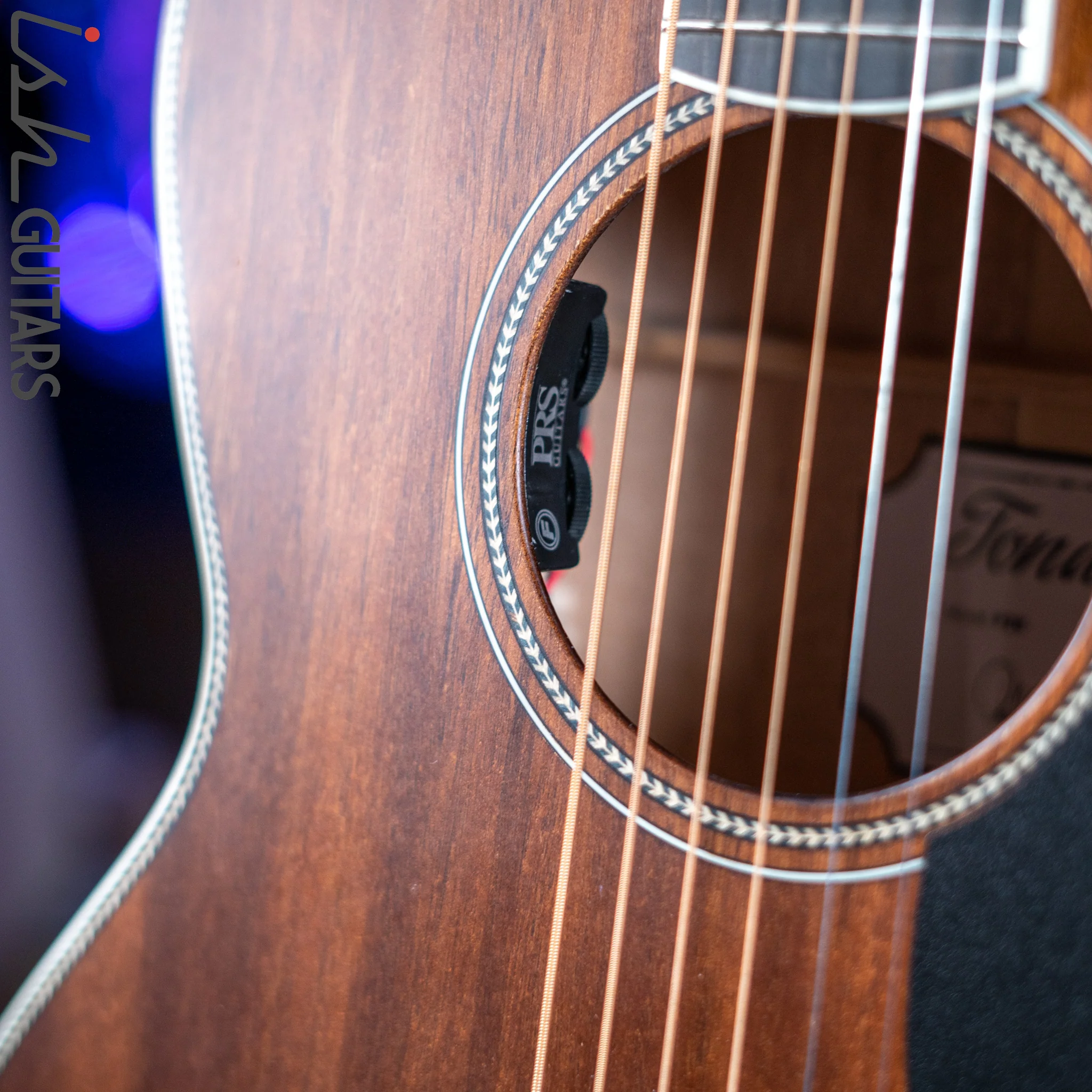 2021 PRS SE P20E Tonare Acoustic-Electric Guitar Vintage Mahogany - Image 11