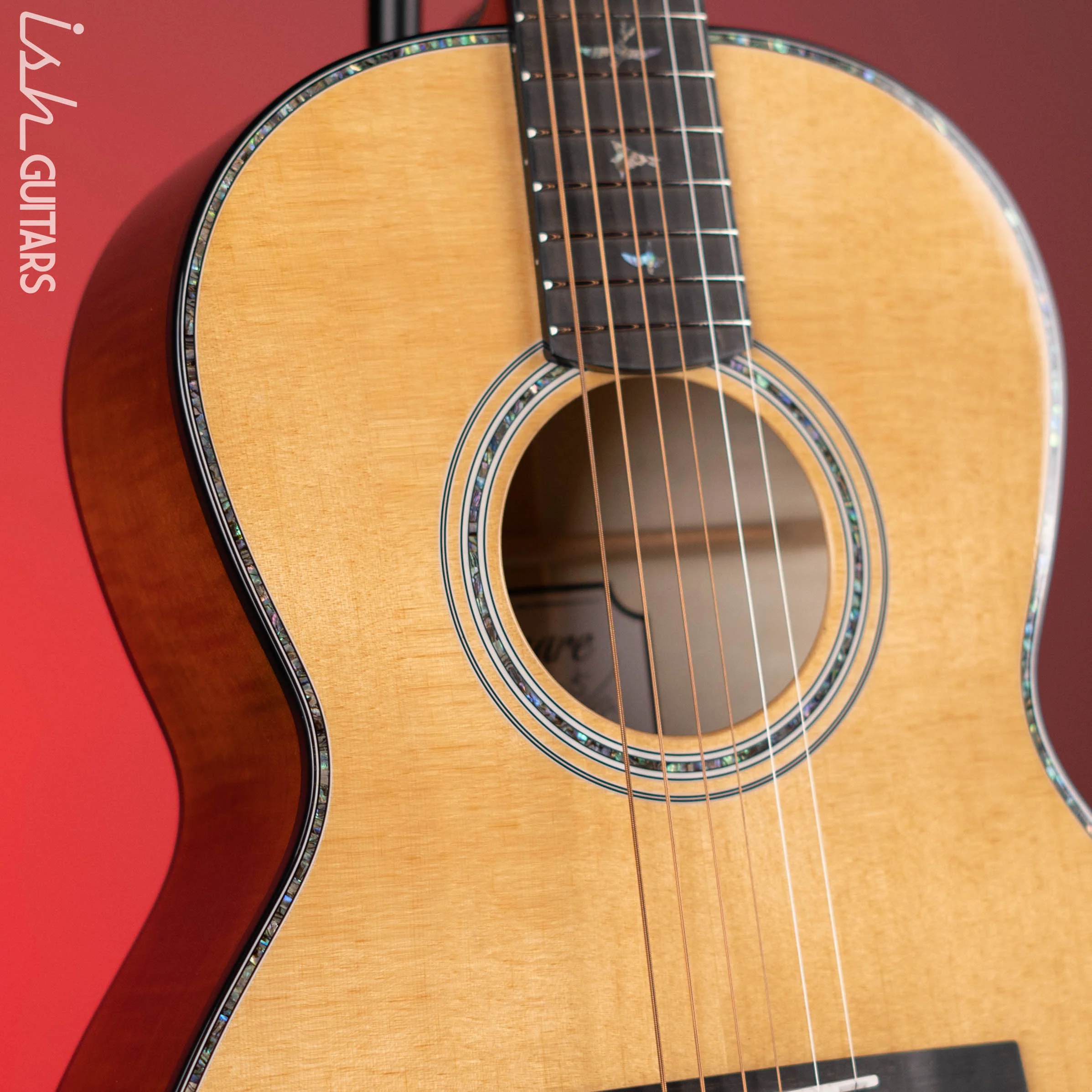 PRS SE P50E Tonare Parlor Acoustic Guitar Black Gold - Image 3
