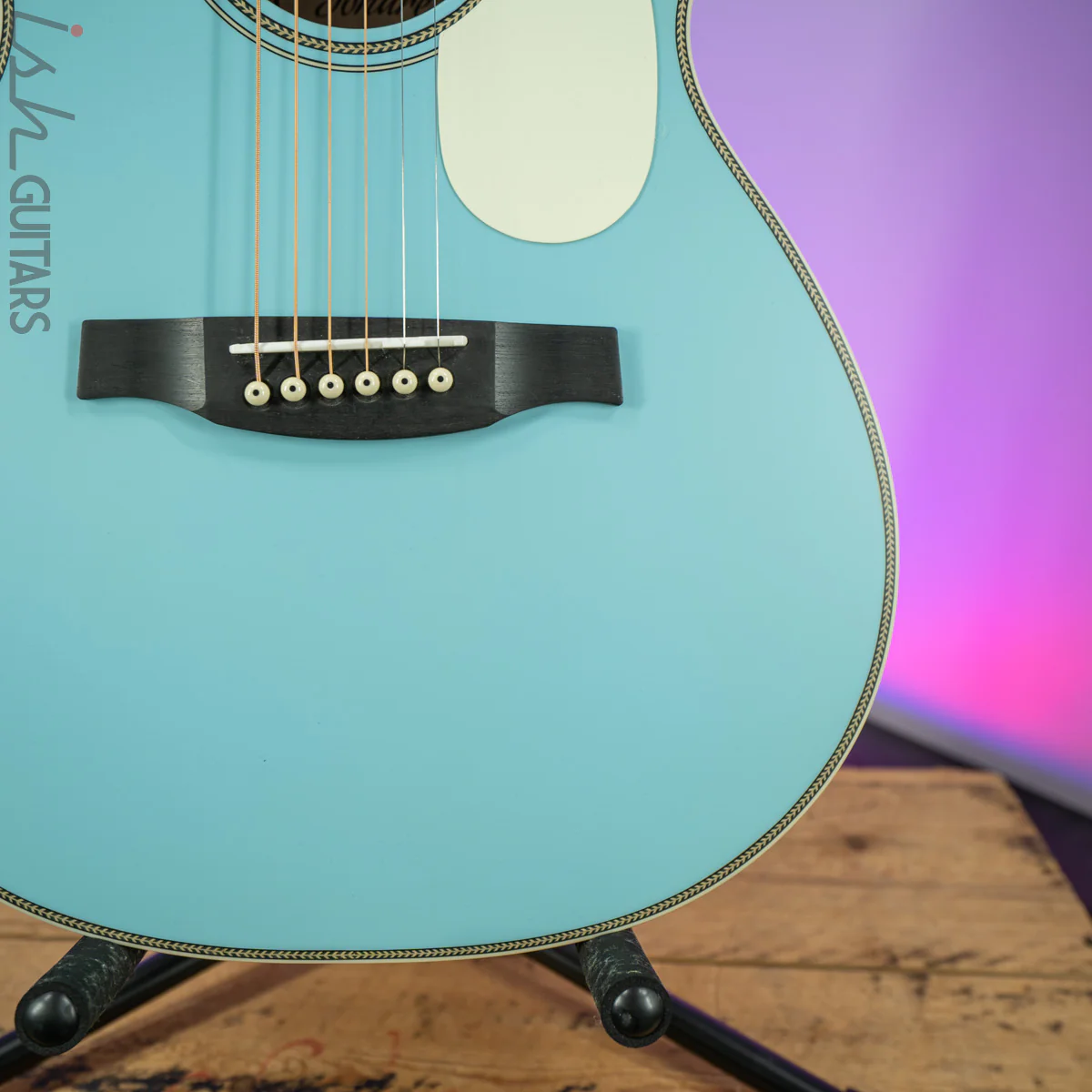 PRS SE P20E Parlor Acoustic Electric Powder Blue - Image 4