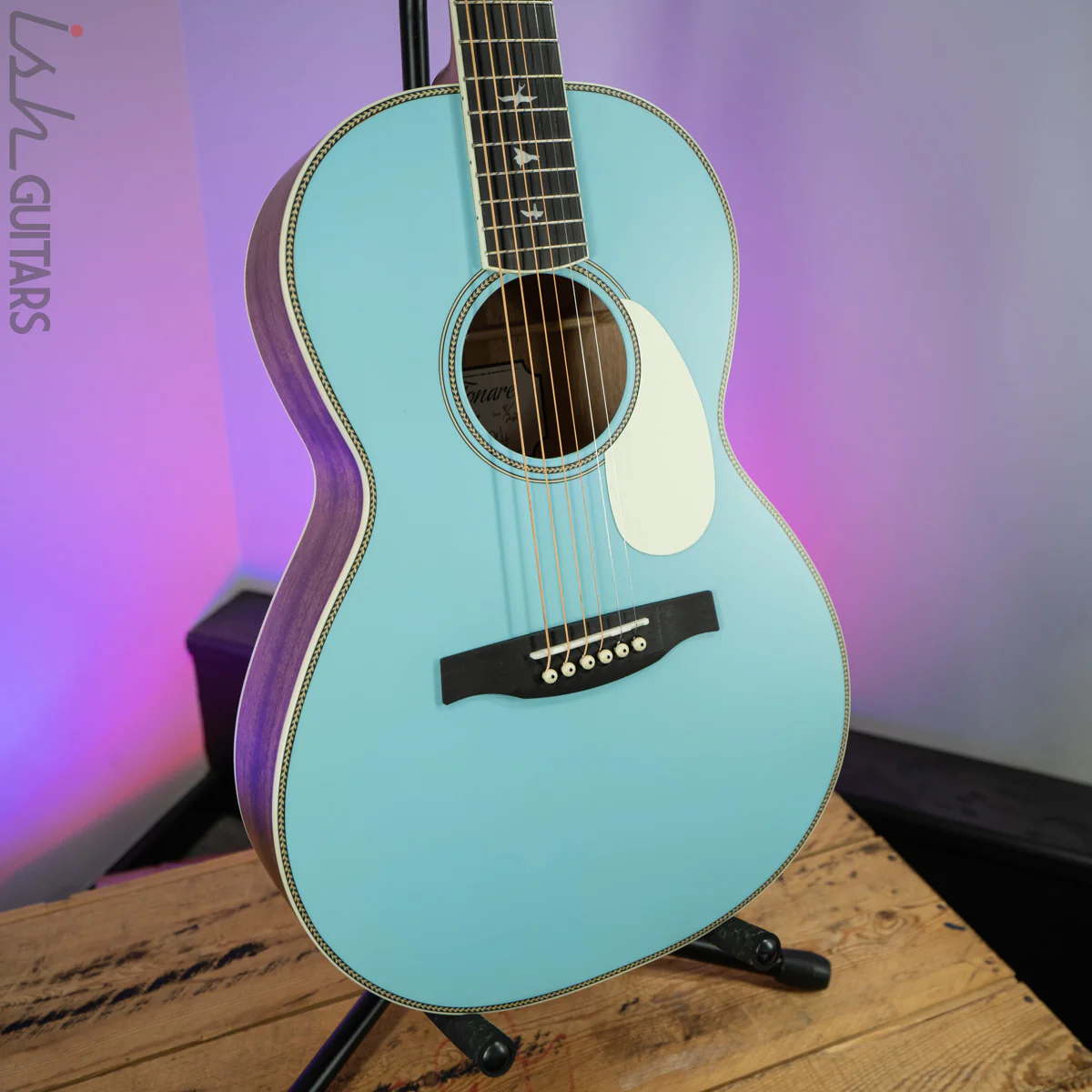 PRS SE P20E Parlor Acoustic Electric Powder Blue - Image 5