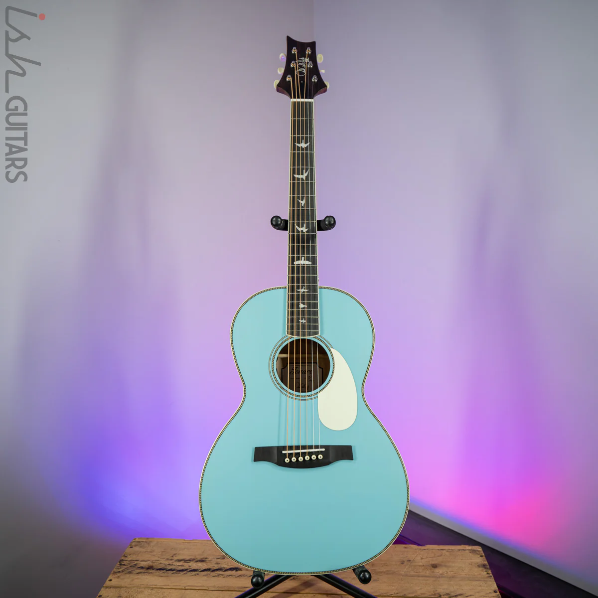 PRS SE P20E Parlor Acoustic Electric Powder Blue - Image 2