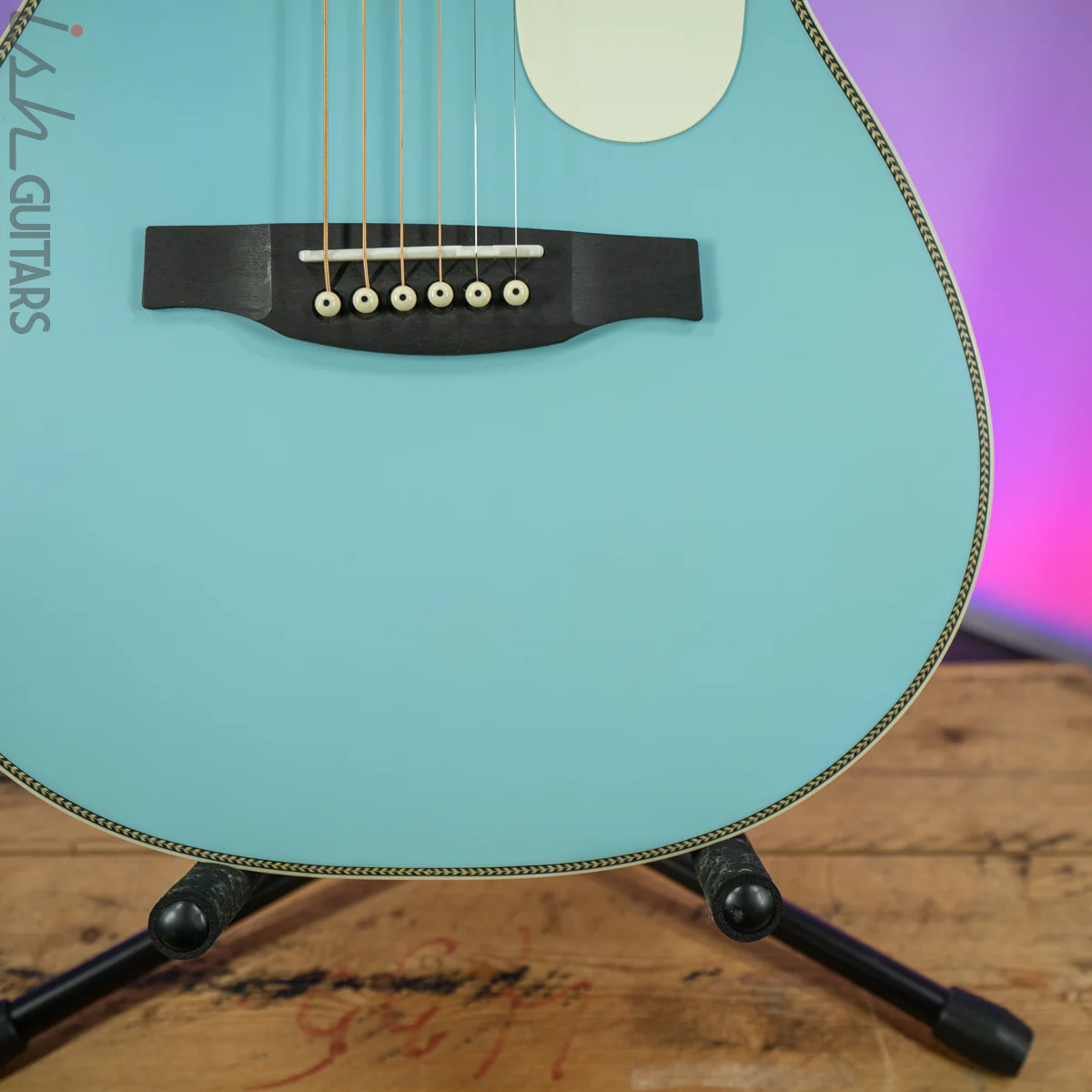 PRS SE P20E Parlor Acoustic Electric Powder Blue - Image 4