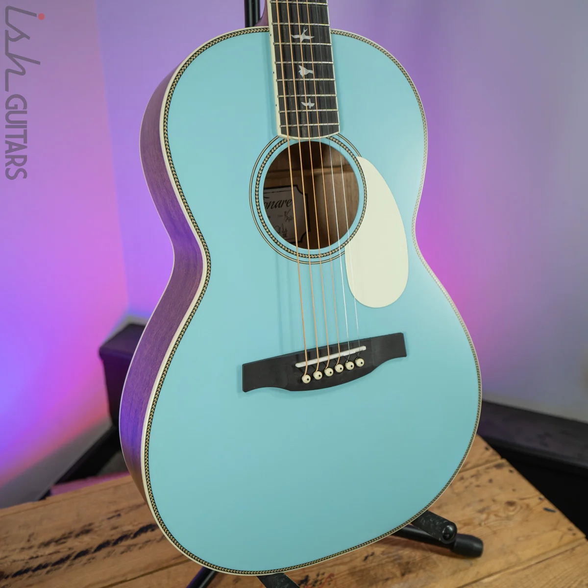 PRS SE P20E Parlor Acoustic Electric Powder Blue - Image 5