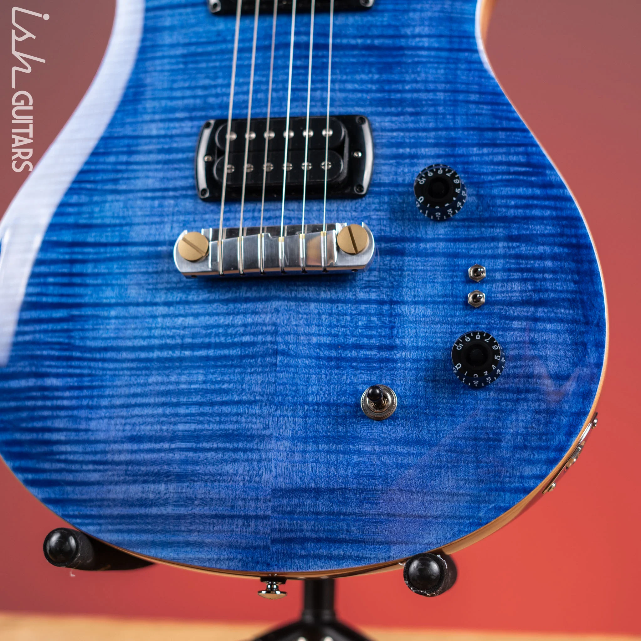 PRS SE Paul’s Guitar Electric Guitar Faded Blue - Image 4