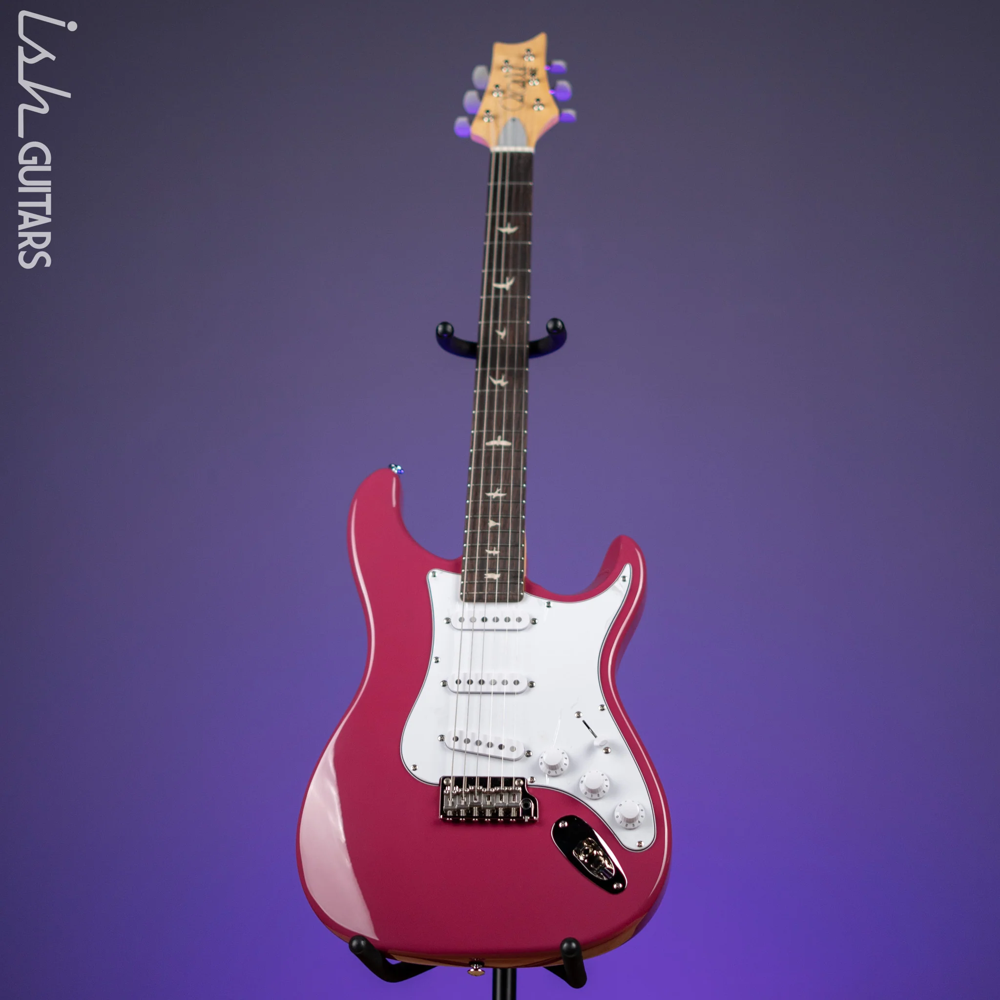 PRS SE Silver Sky Dragon Fruit Demo - Image 2