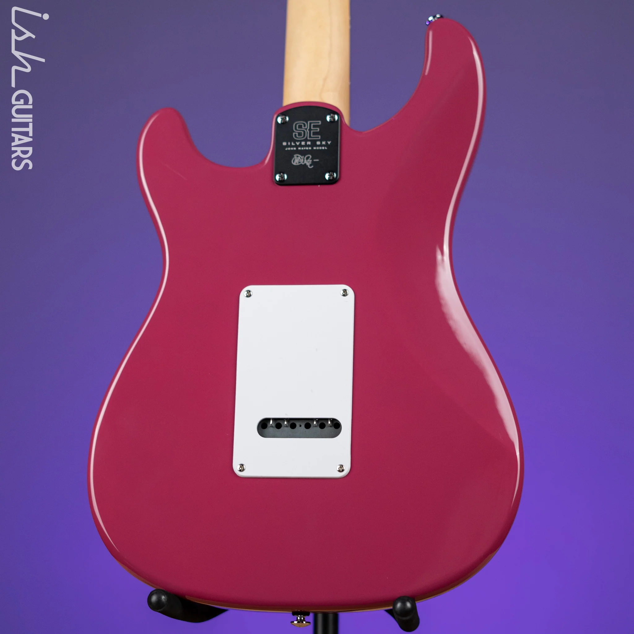 PRS SE Silver Sky Dragon Fruit Demo - Image 7