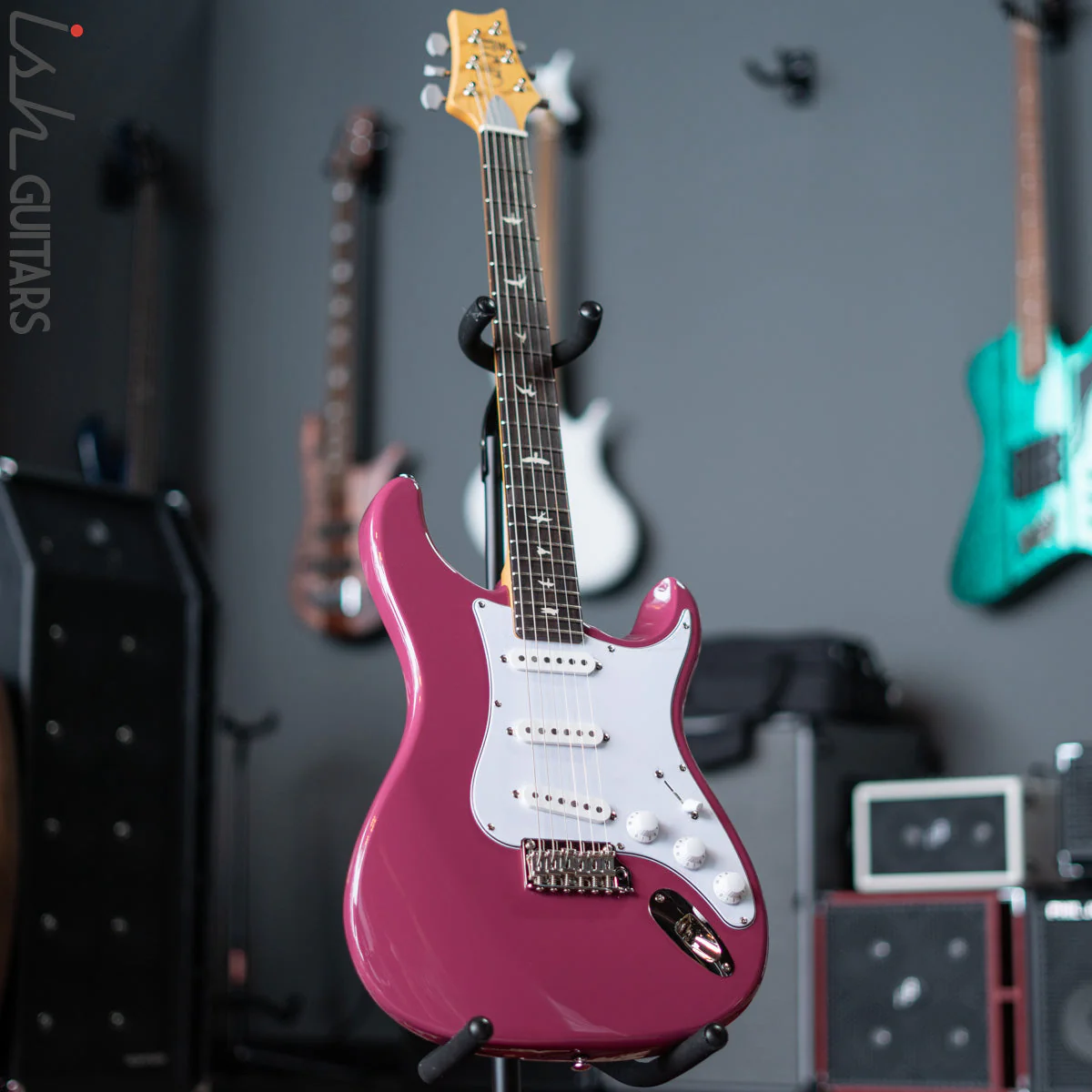 PRS SE Silver Sky Dragon Fruit Demo - Image 2
