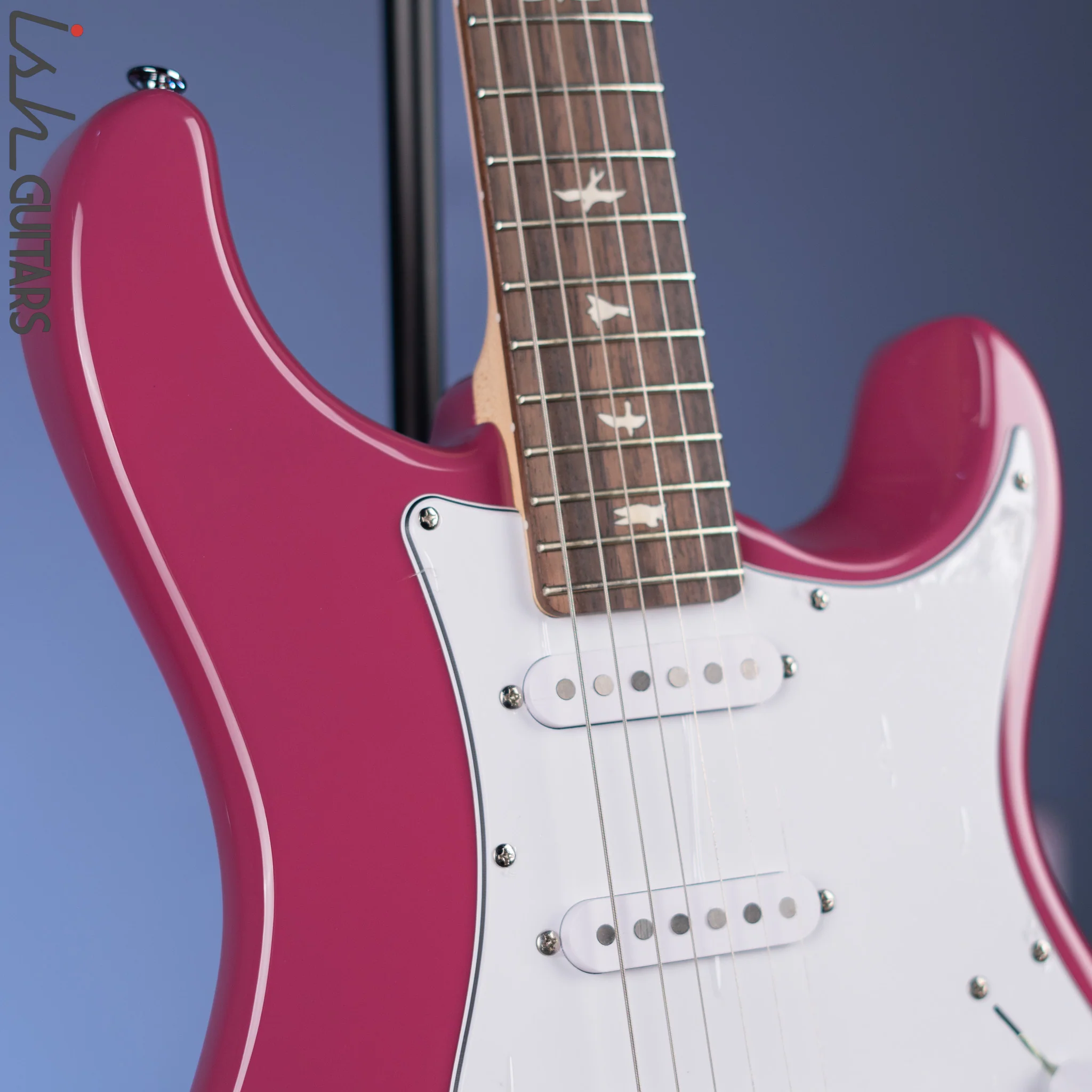 PRS SE Silver Sky Dragon Fruit Demo - Image 3