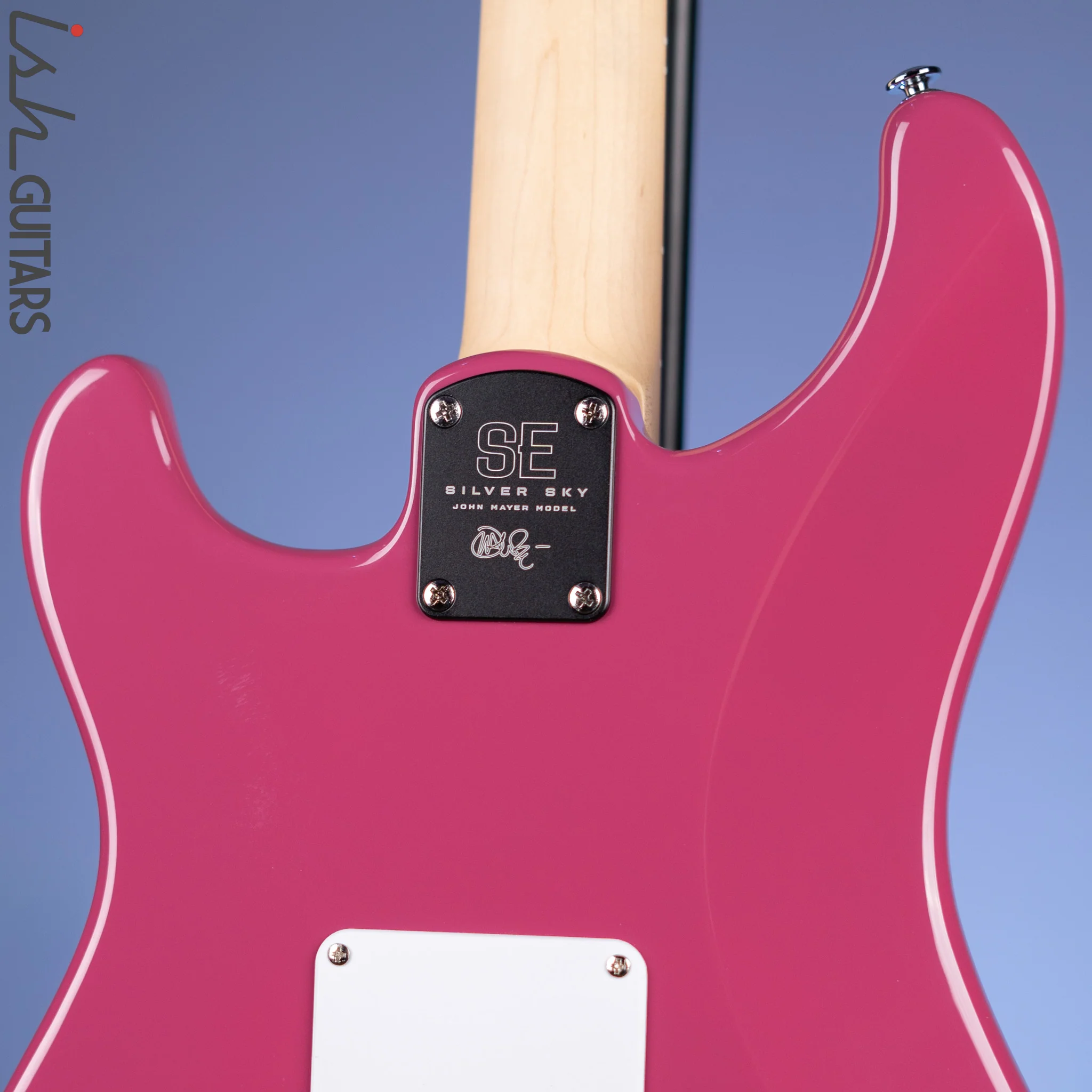 PRS SE Silver Sky Dragon Fruit Demo - Image 8