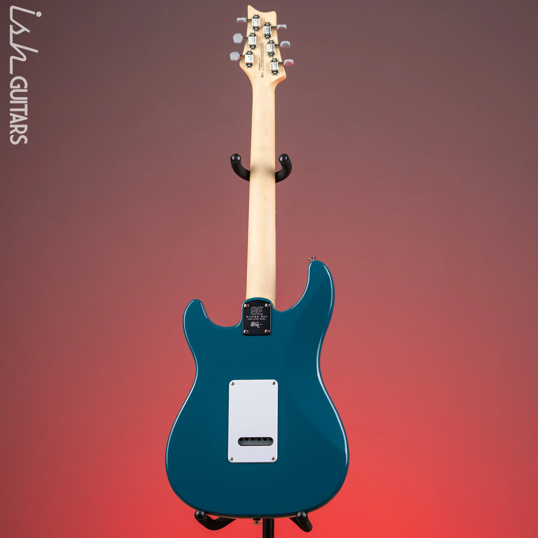 PRS SE Silver Sky Electric Guitar Nylon Blue - Maple Fretboard - Image 6