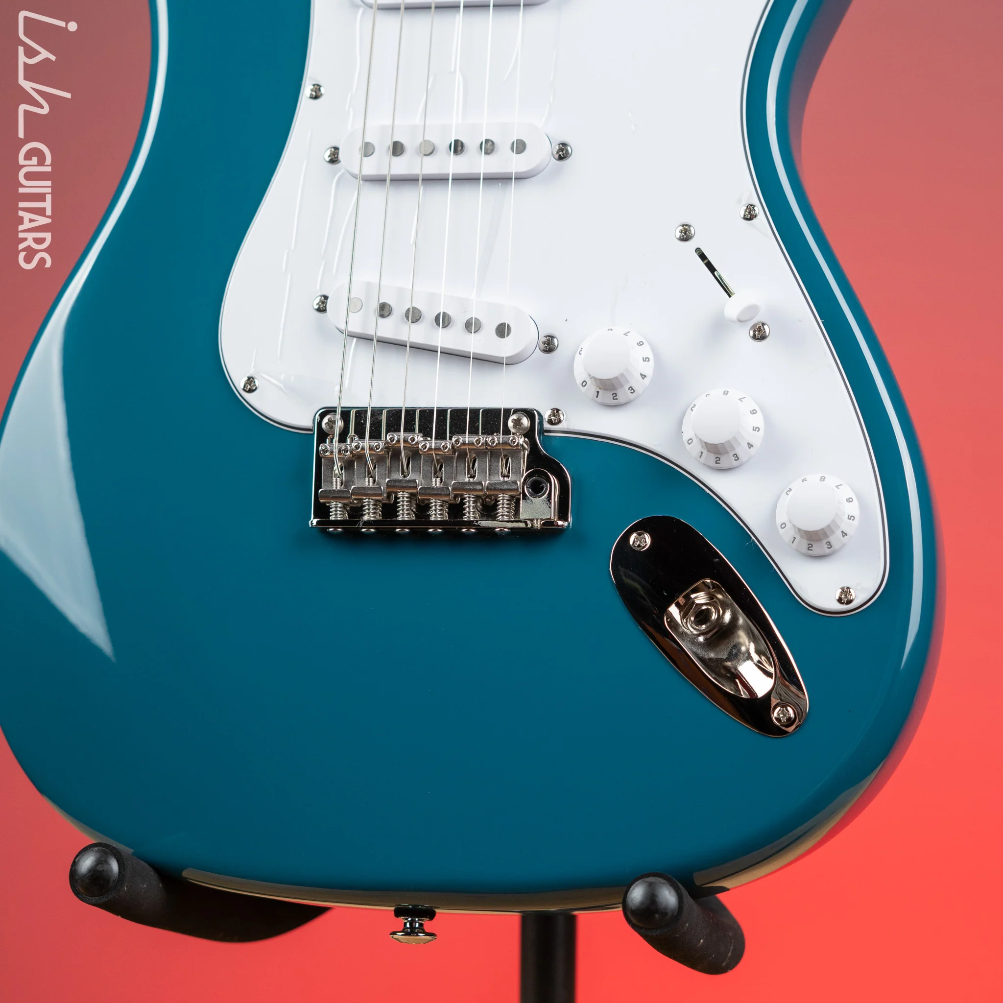 PRS SE Silver Sky Electric Guitar Nylon Blue - Maple Fretboard - Demo - Image 4