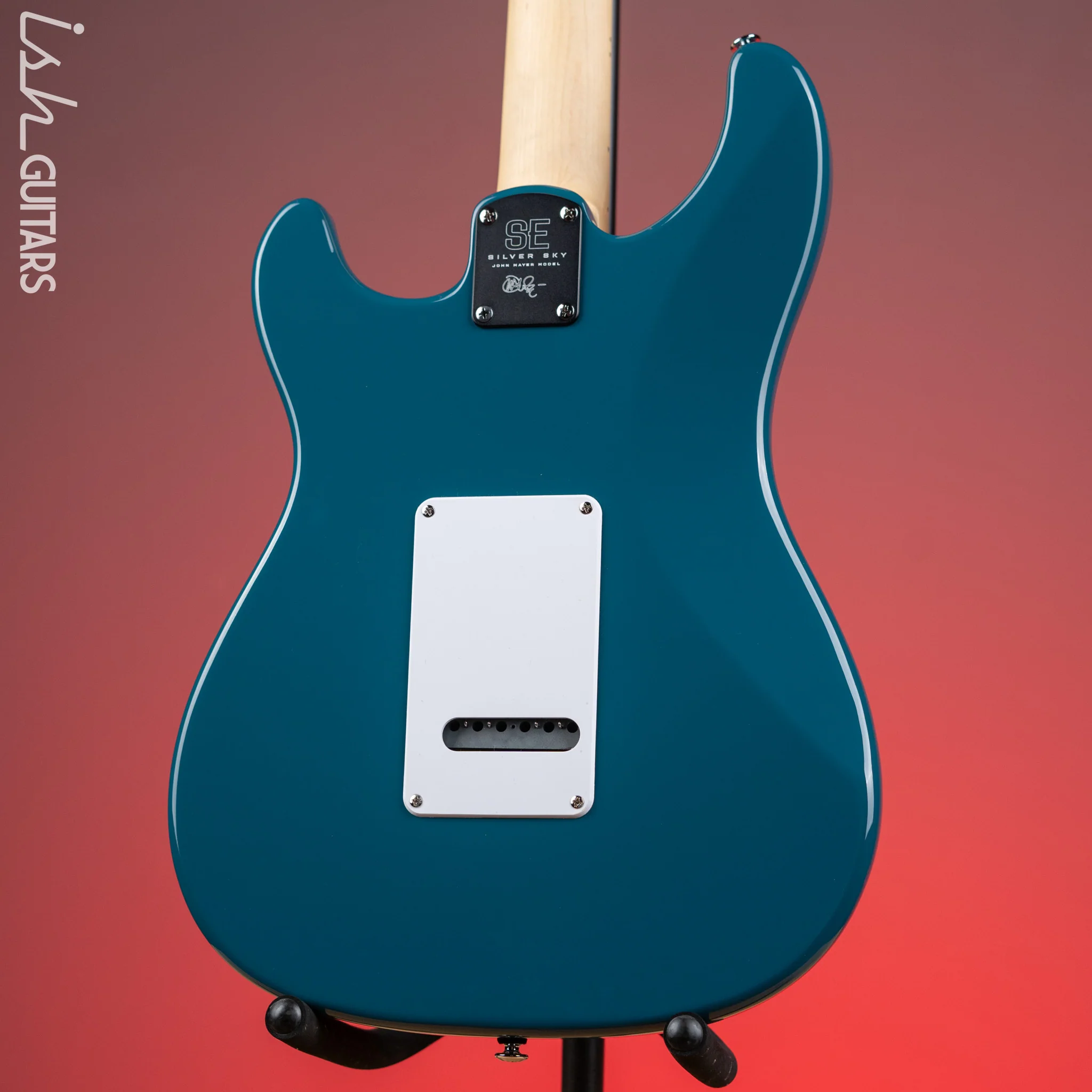 PRS SE Silver Sky Electric Guitar Nylon Blue - Maple Fretboard Demo - Image 7
