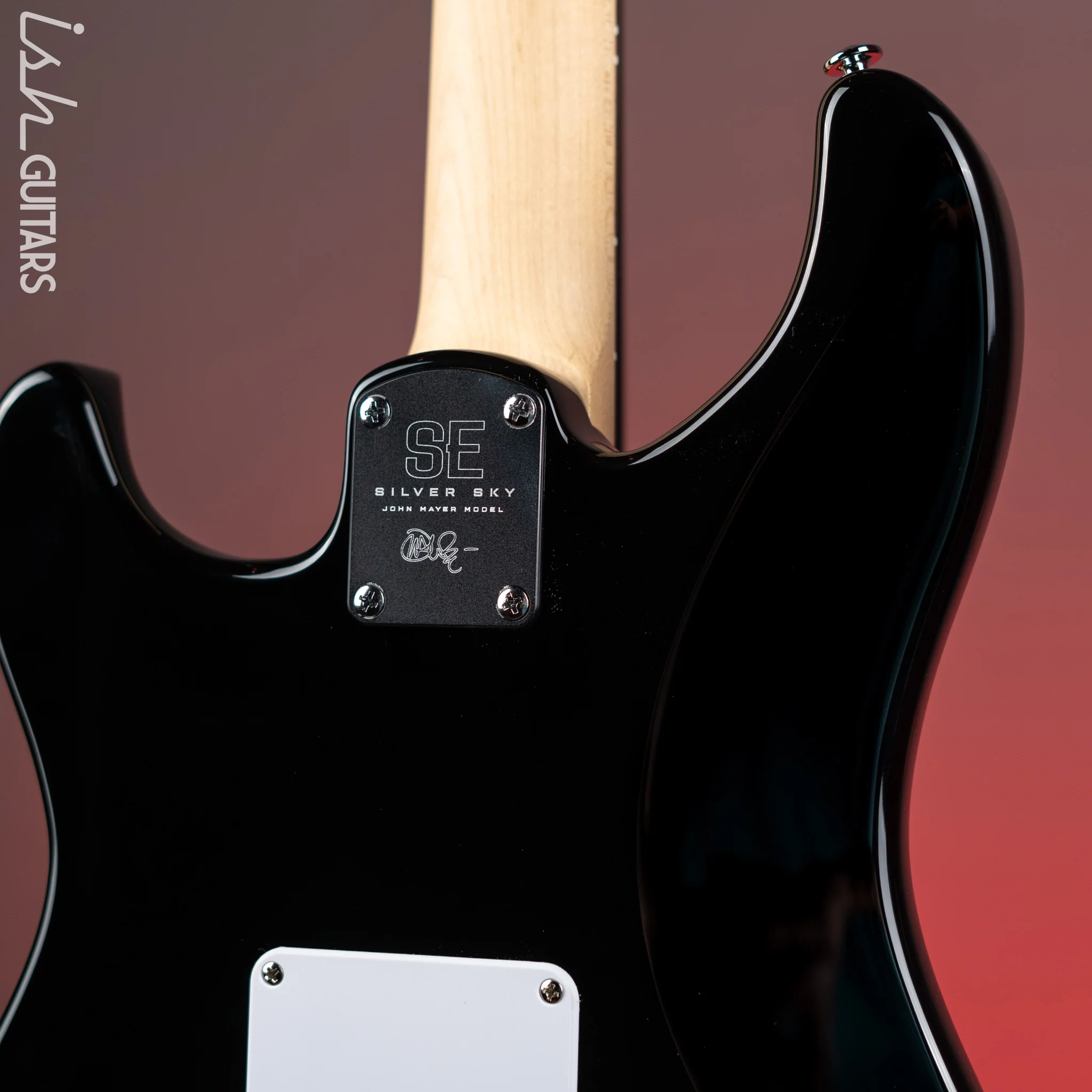 PRS SE Silver Sky Electric Guitar Piano Black - Image 8