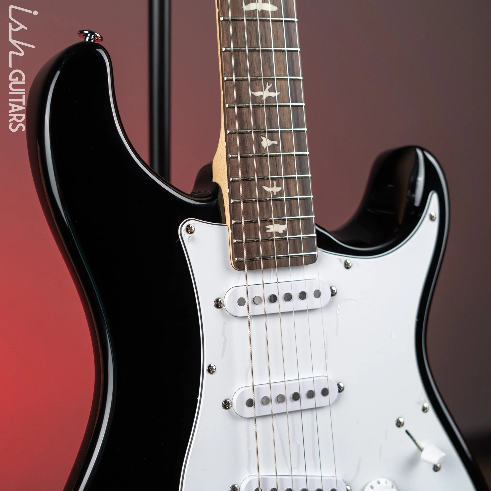 PRS SE Silver Sky Electric Guitar Piano Black Demo - Image 3