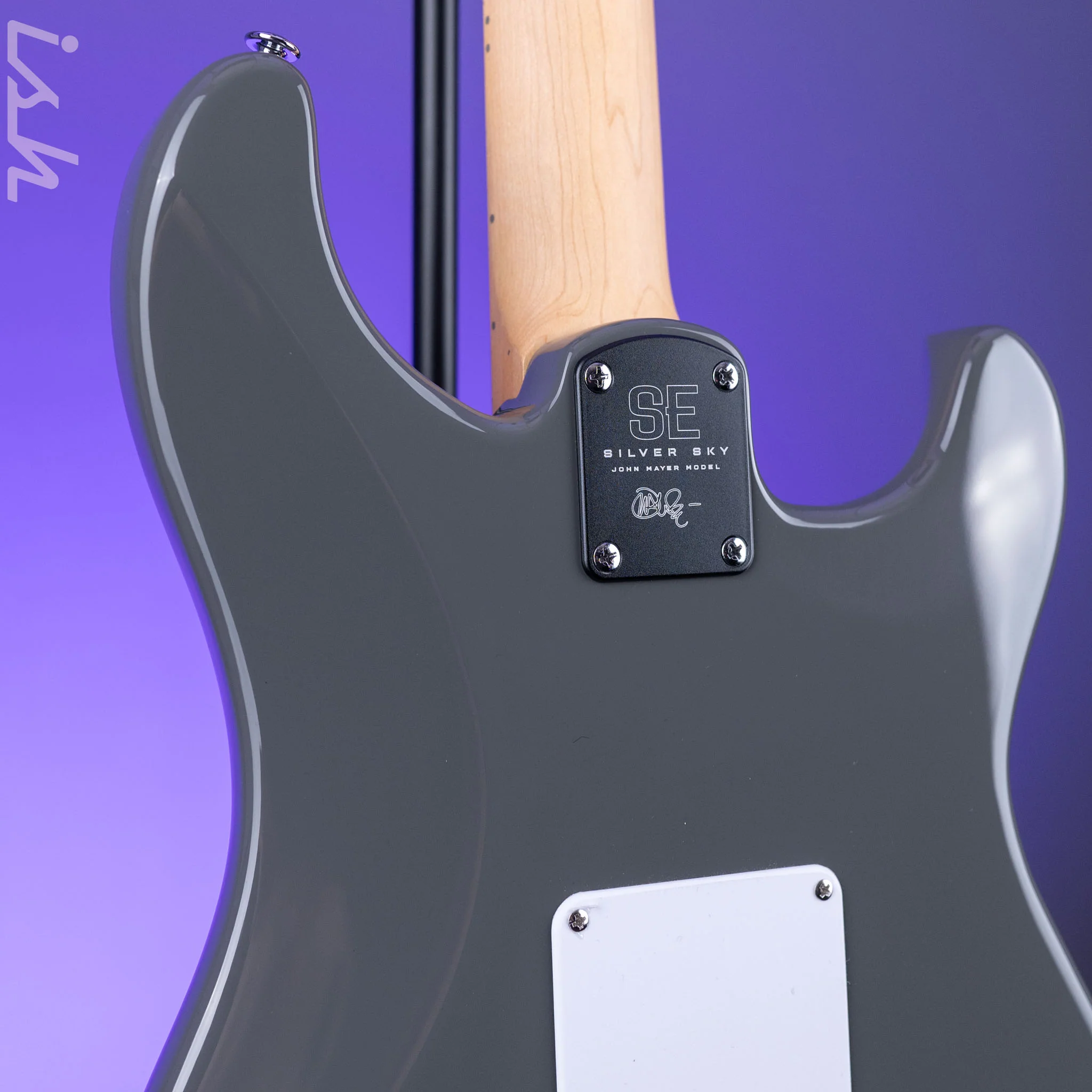 PRS SE Silver Sky Lefty Overland Gray - Maple Board - Image 8