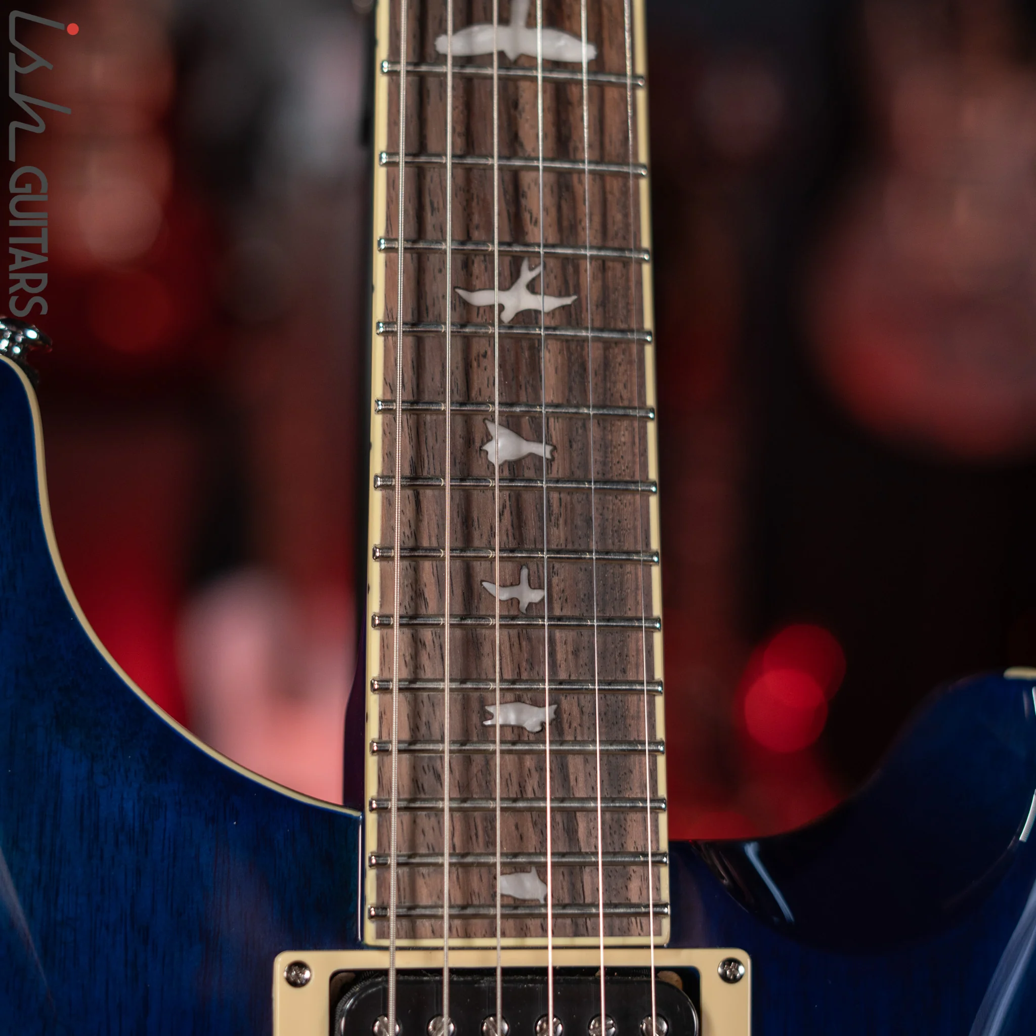 PRS SE Standard 24-08 Electric Guitar Translucent Blue - Image 5