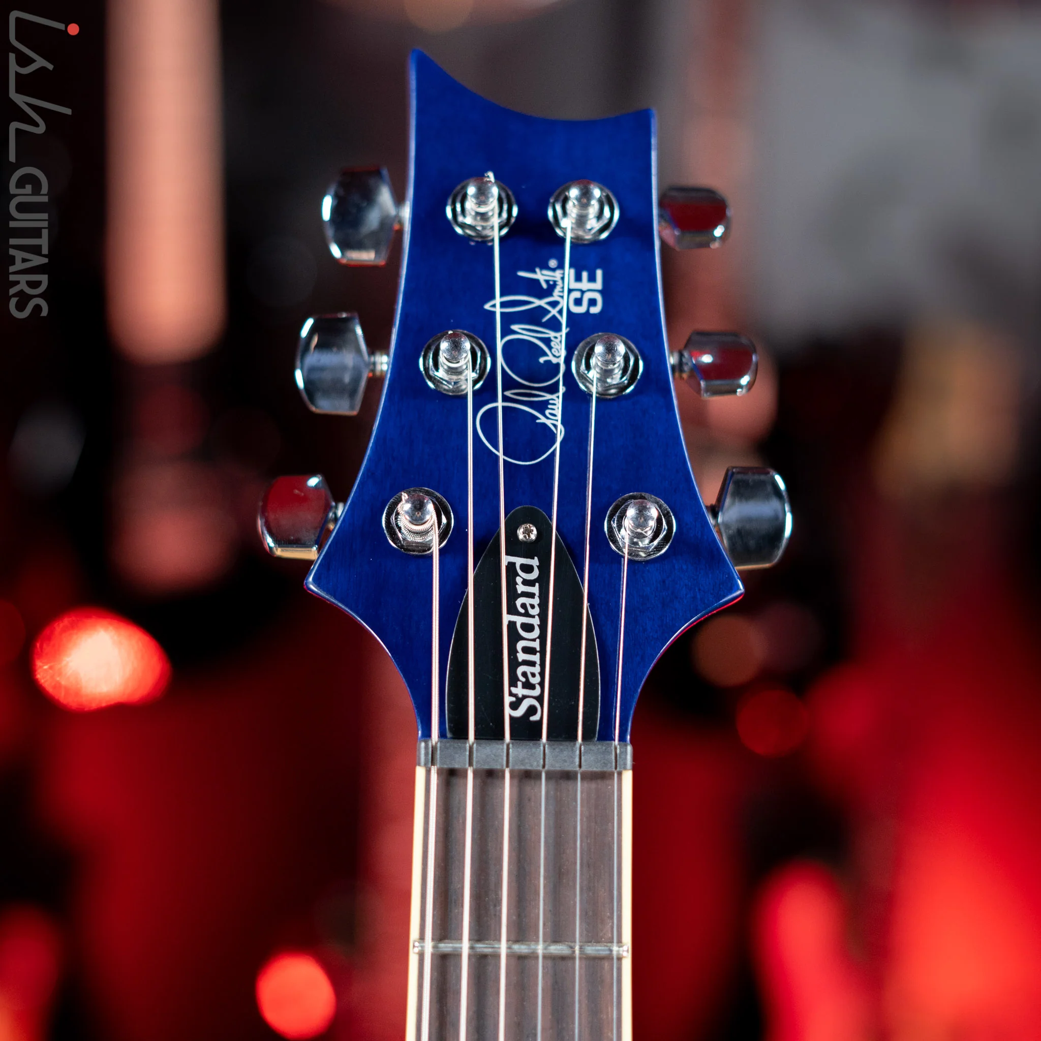 2021 PRS SE Standard 24-08 Electric Guitar Translucent Blue - Image 5