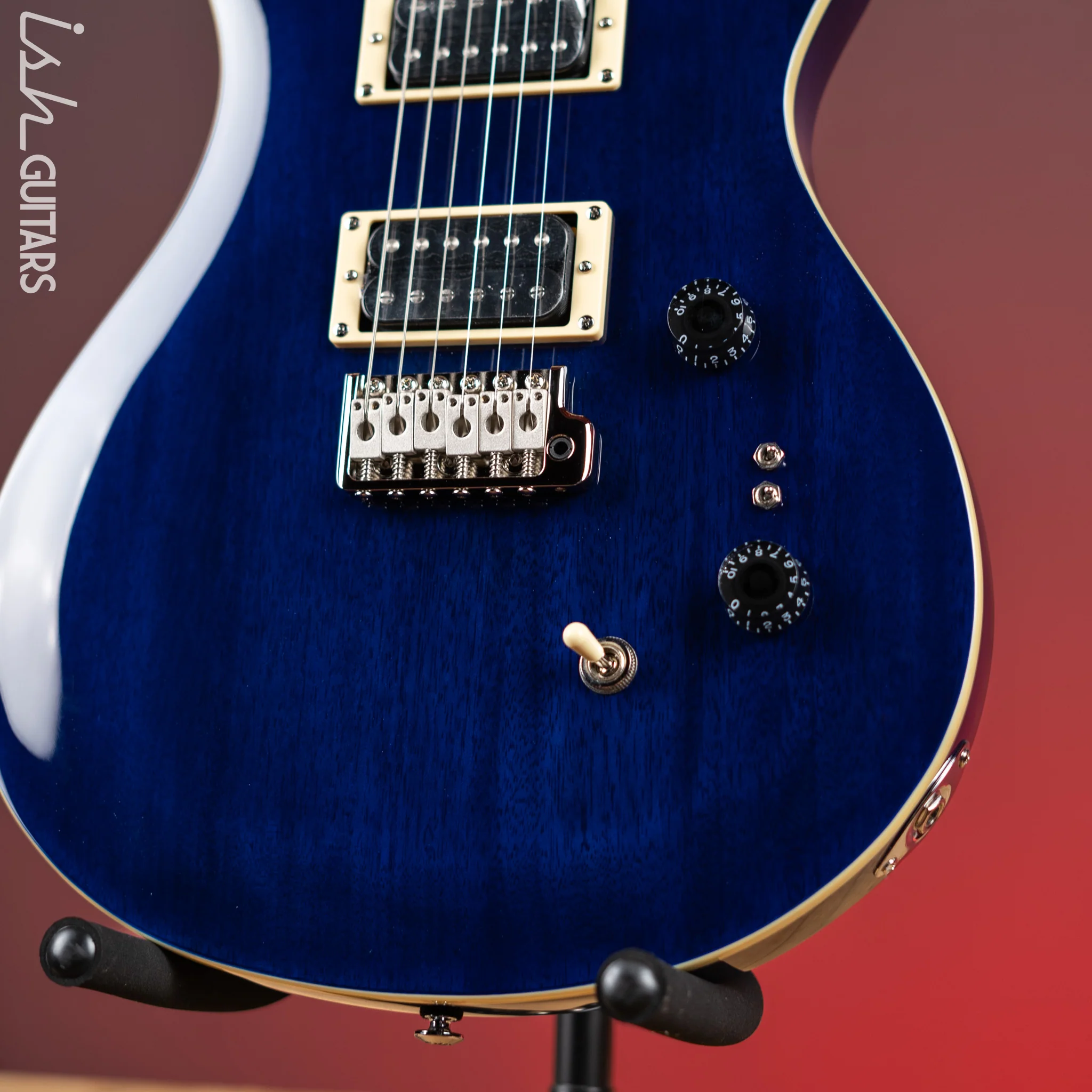 PRS SE Standard 24-08 Electric Guitar Translucent Blue - Image 4