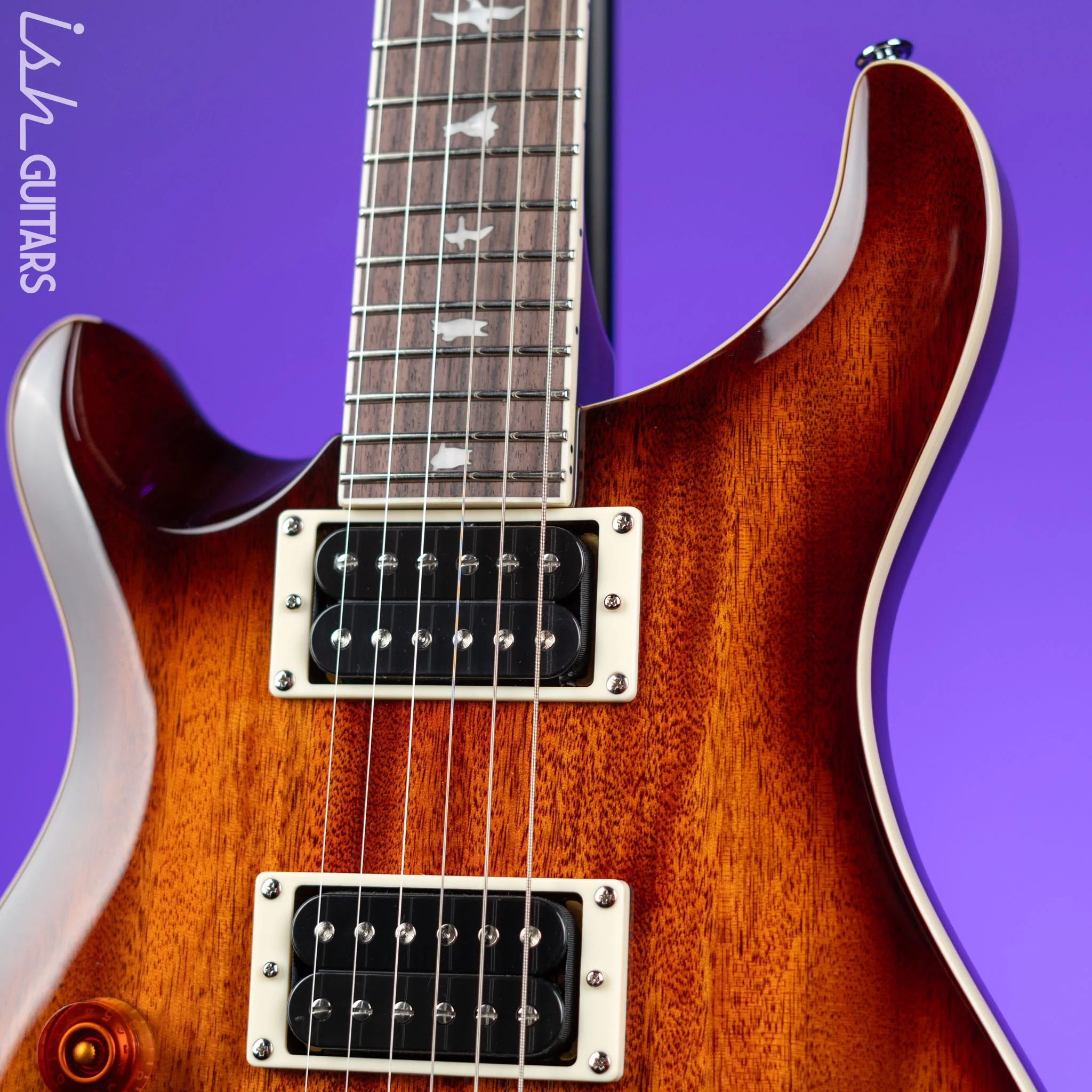 PRS SE Standard 24-08 Left Handed Electric Guitar Tobacco Sunburst - Image 3