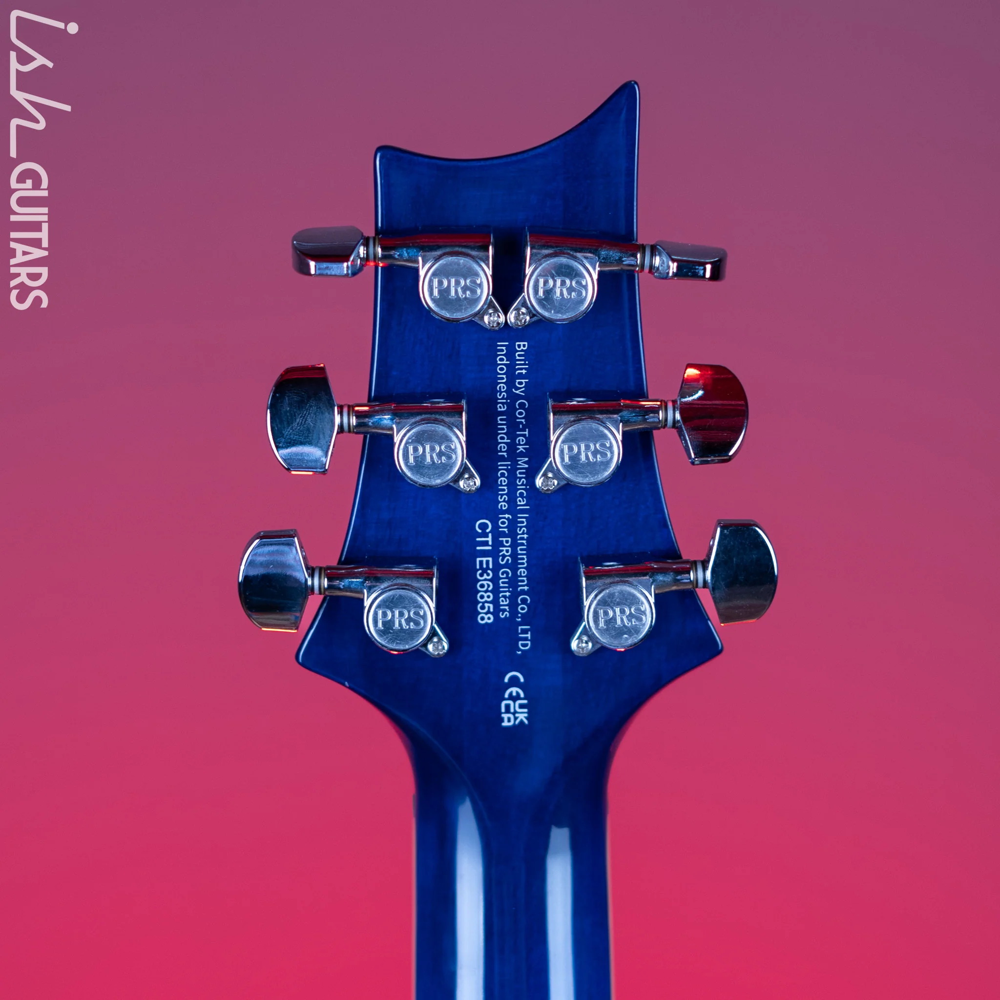 PRS SE Standard 24 Electric Guitar Translucent Blue Demo - Image 11