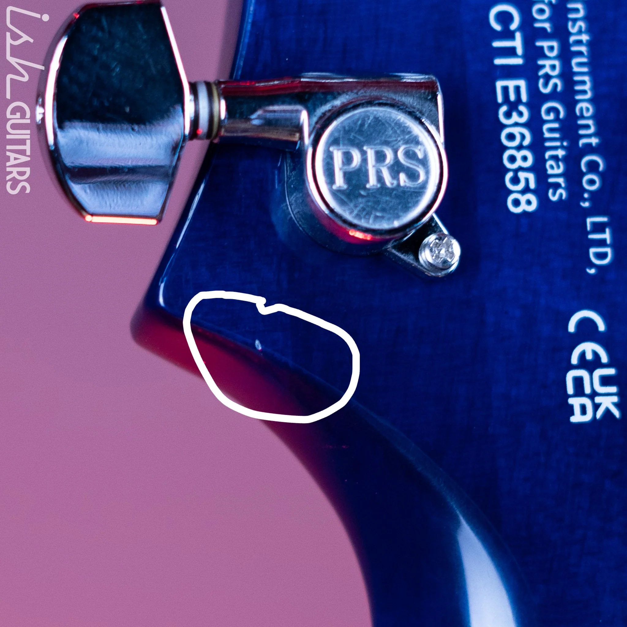PRS SE Standard 24 Electric Guitar Translucent Blue Demo - Image 12
