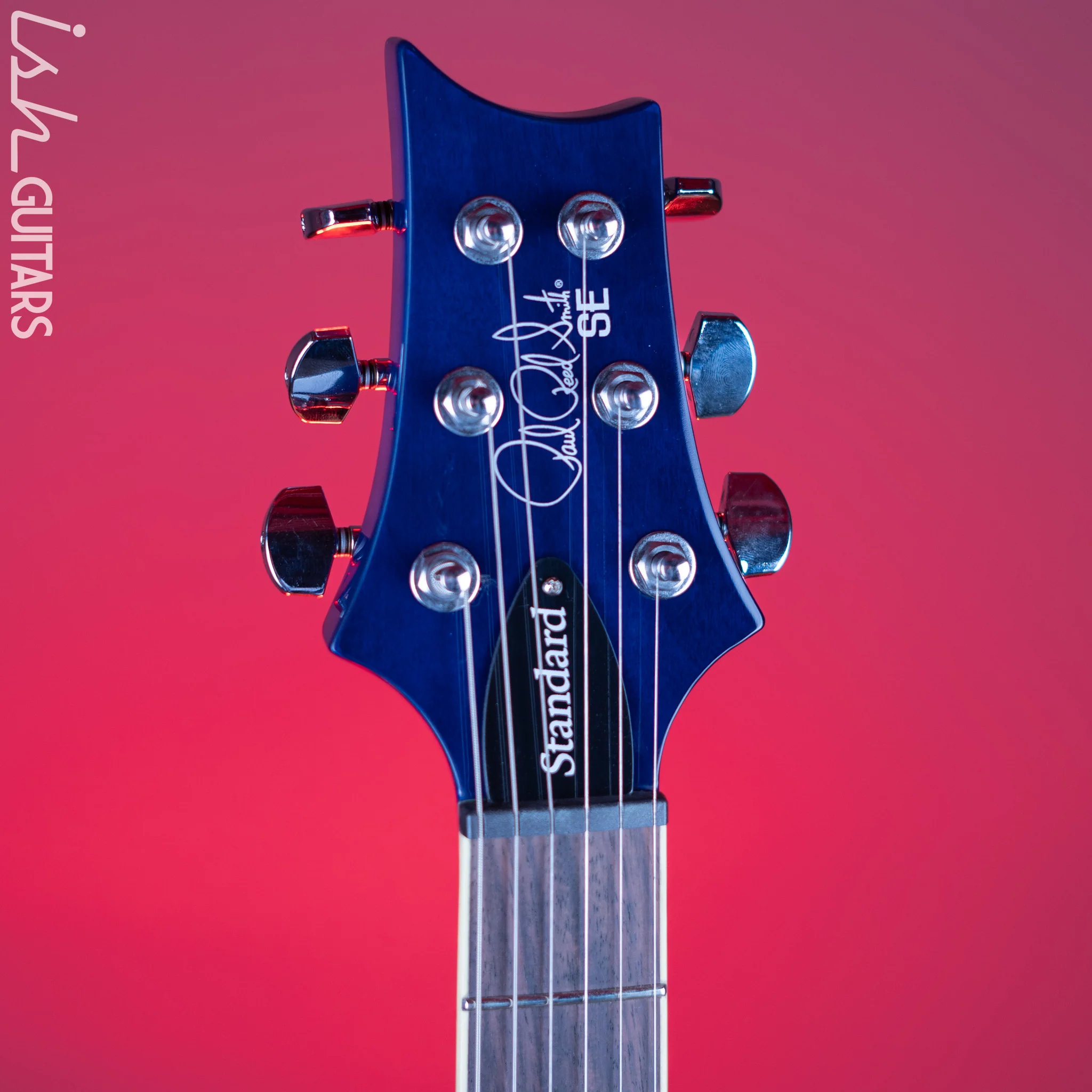 PRS SE Standard 24 Electric Guitar Translucent Blue Demo - Image 5