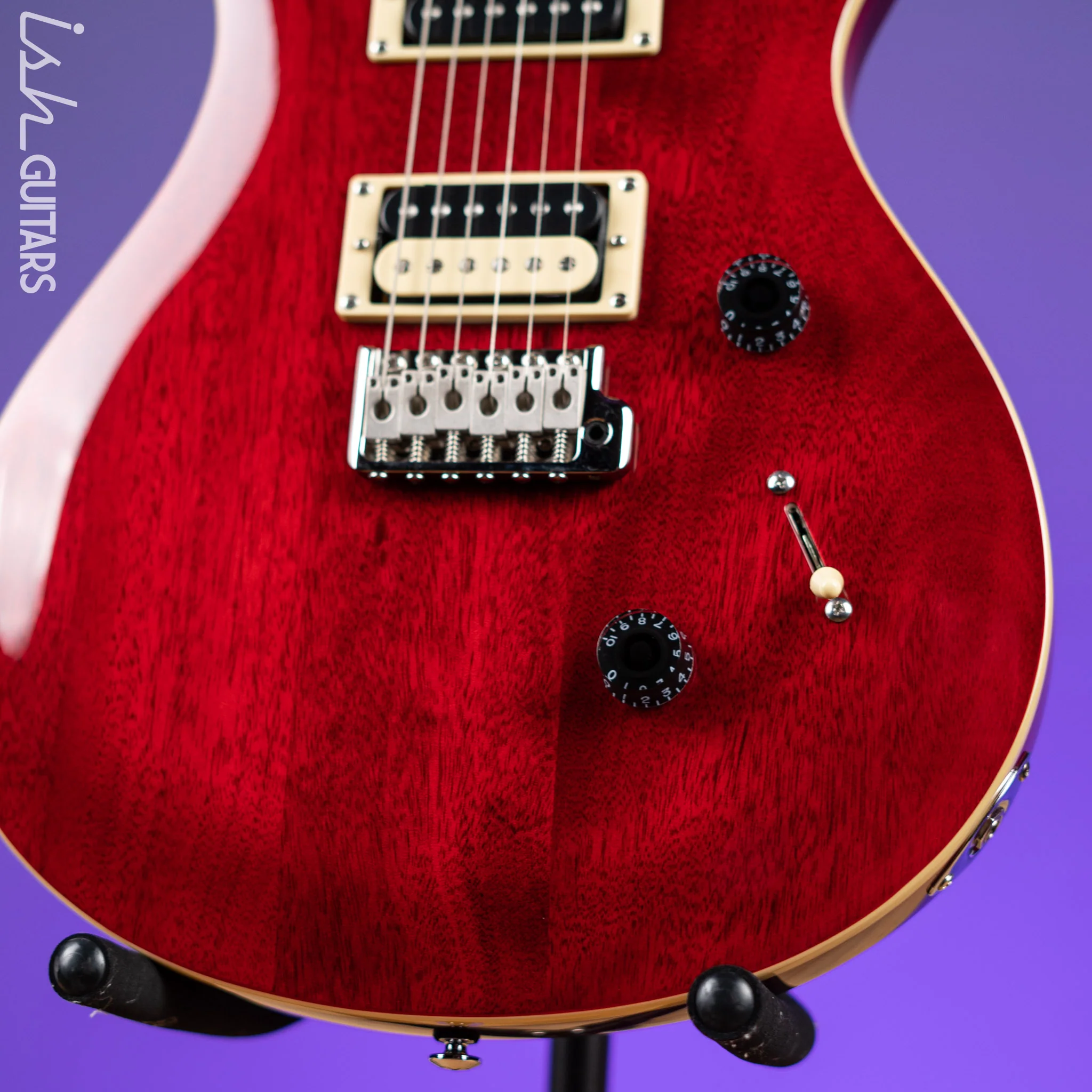PRS SE Standard 24 Electric Guitar Vintage Cherry - Image 4
