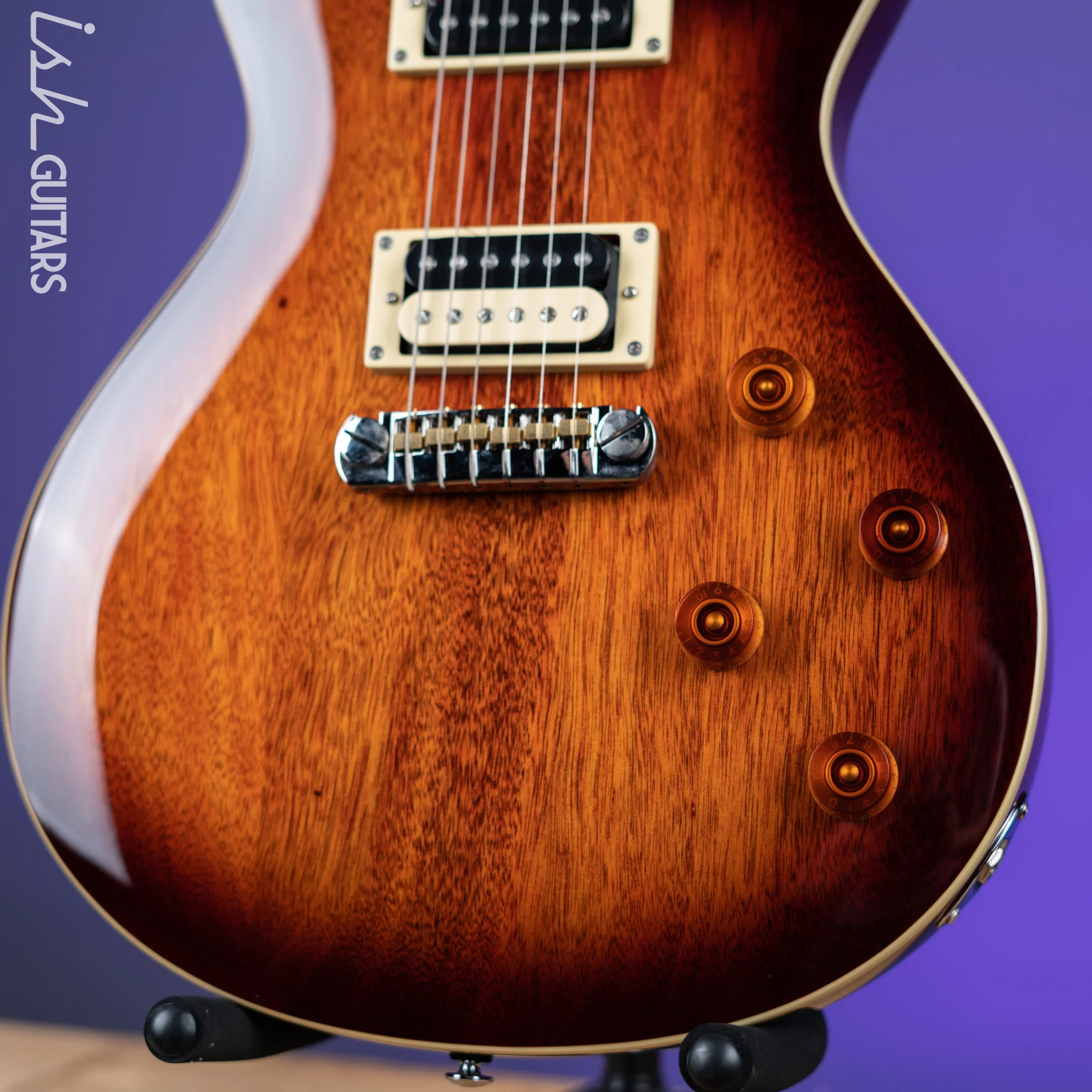 PRS SE Standard 245 Electric Guitar Tobacco Sunburst - Image 4