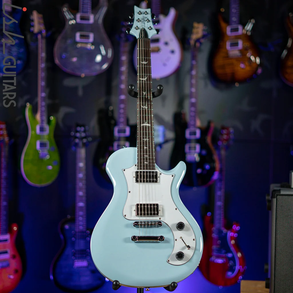 2021 PRS SE Starla Electric Guitar Powder Blue - Image 2