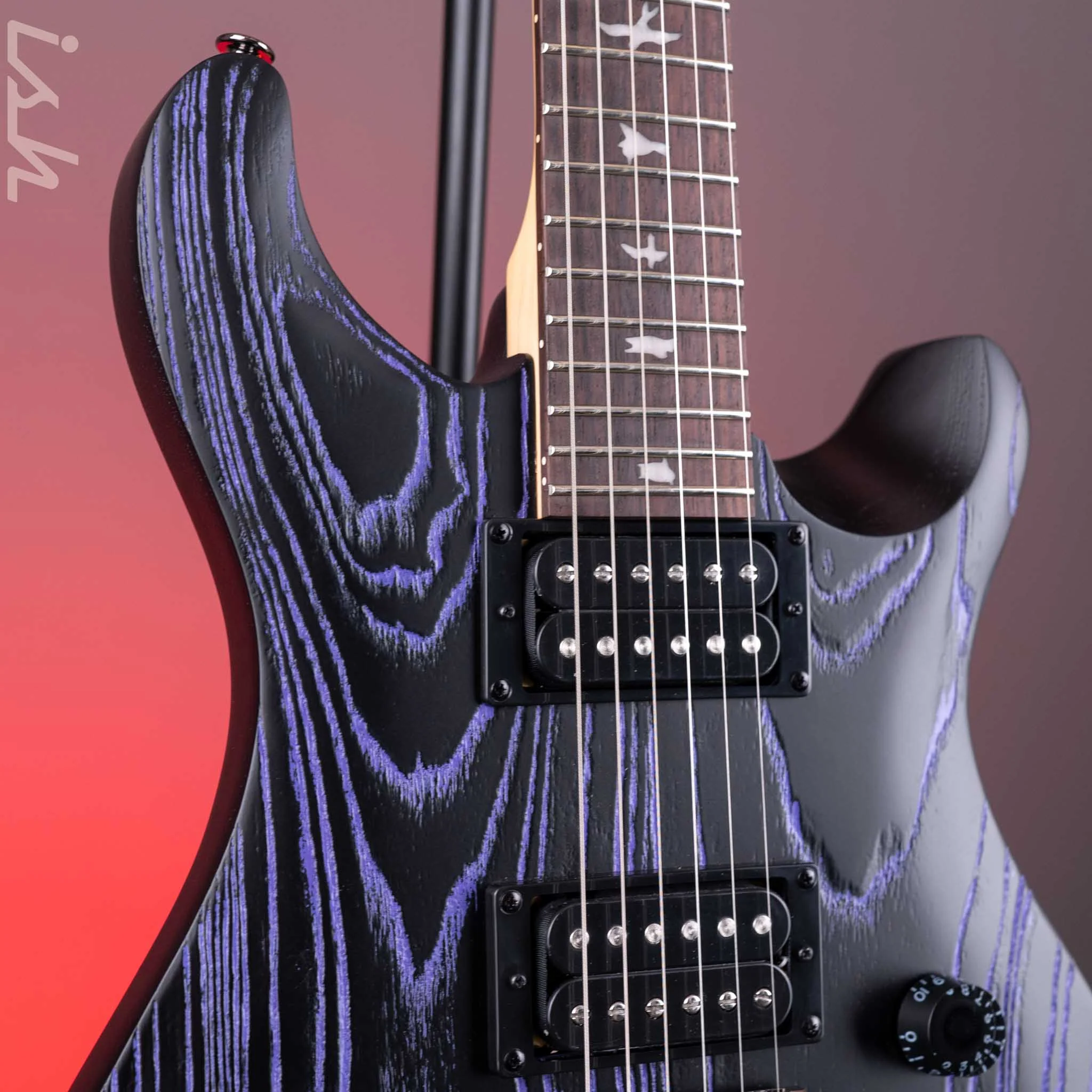 PRS SE Swamp Ash CE 24 Limited Edition Sandblasted Purple - Image 3