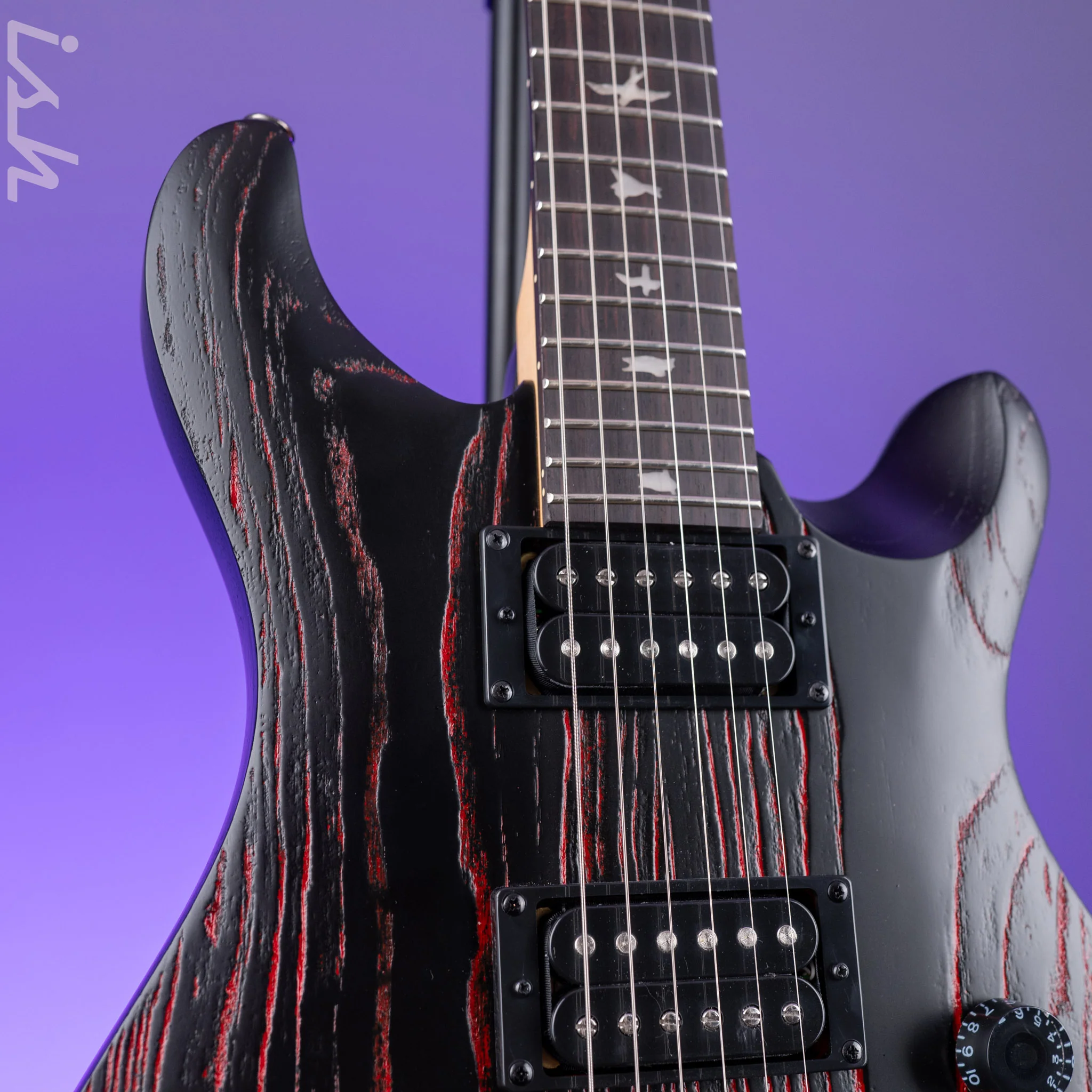 PRS SE Swamp Ash CE 24 Limited Edition Sandblasted Red - Image 3