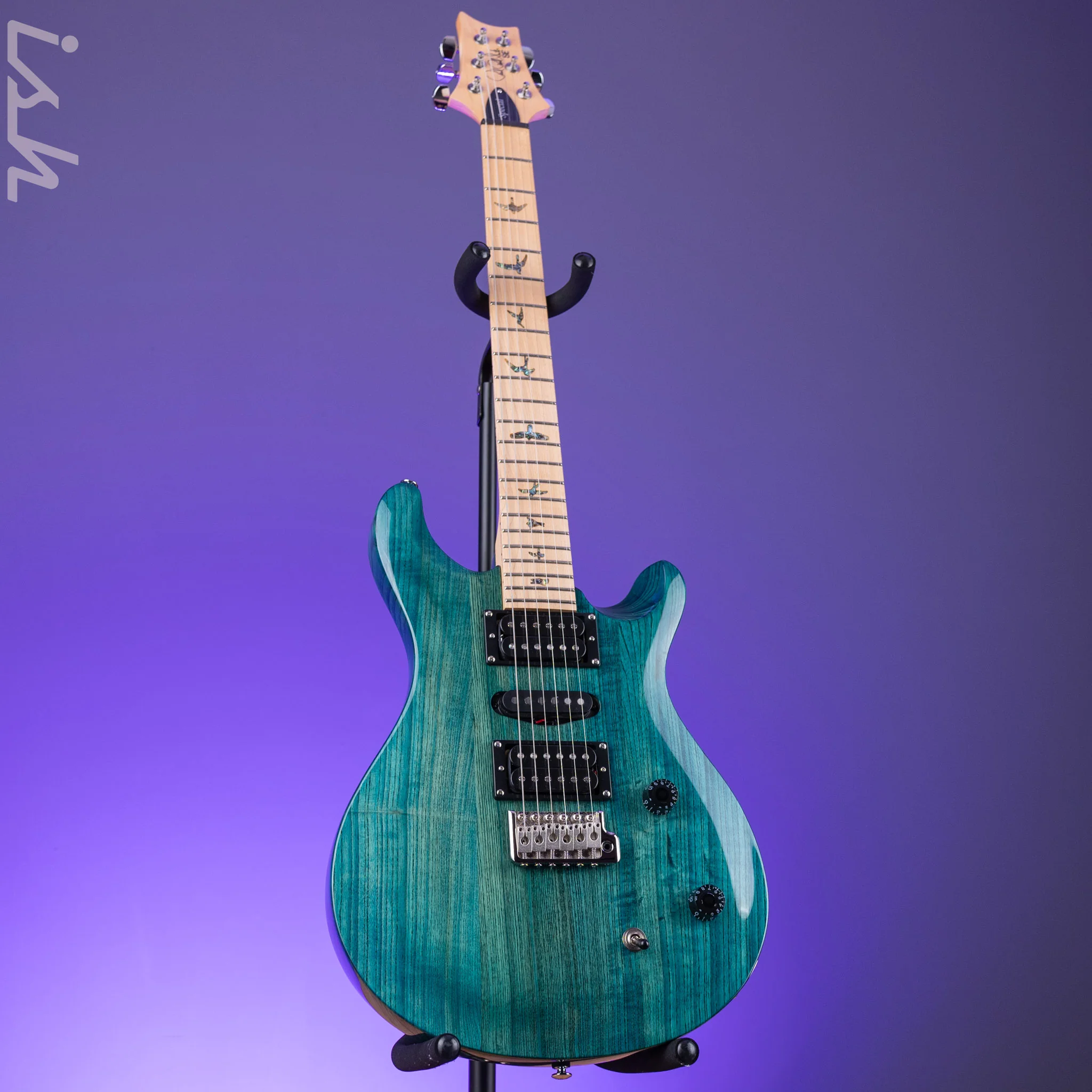 PRS SE Swamp Ash Special Electric Guitar Iri Blue - Image 2