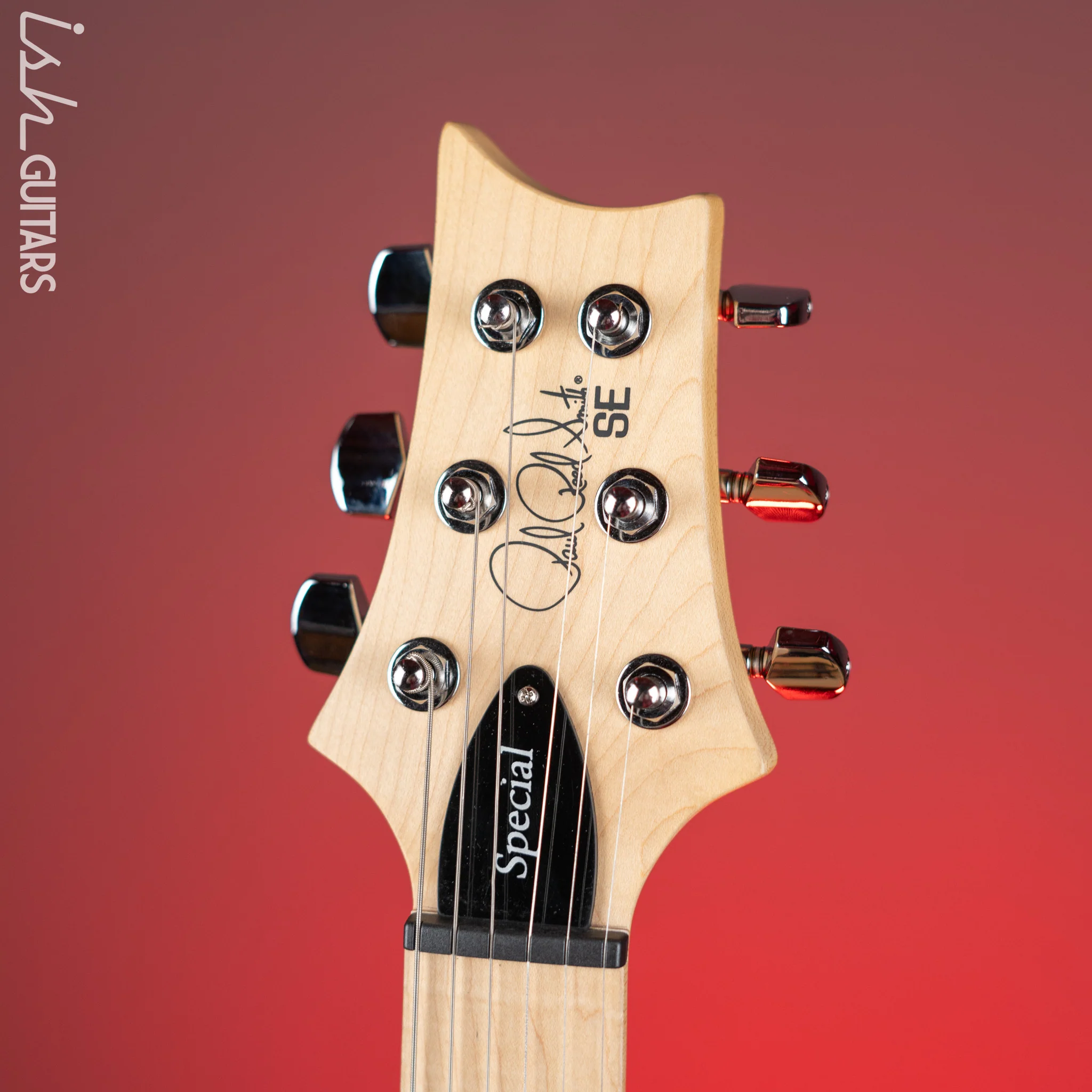 PRS SE Swamp Ash Special Iri Blue Electric Guitar - Image 5