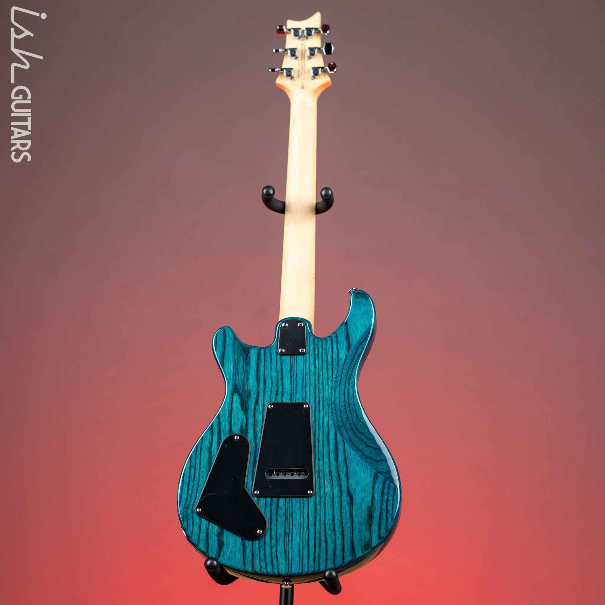 PRS SE Swamp Ash Special Iri Blue Electric Guitar - Image 6