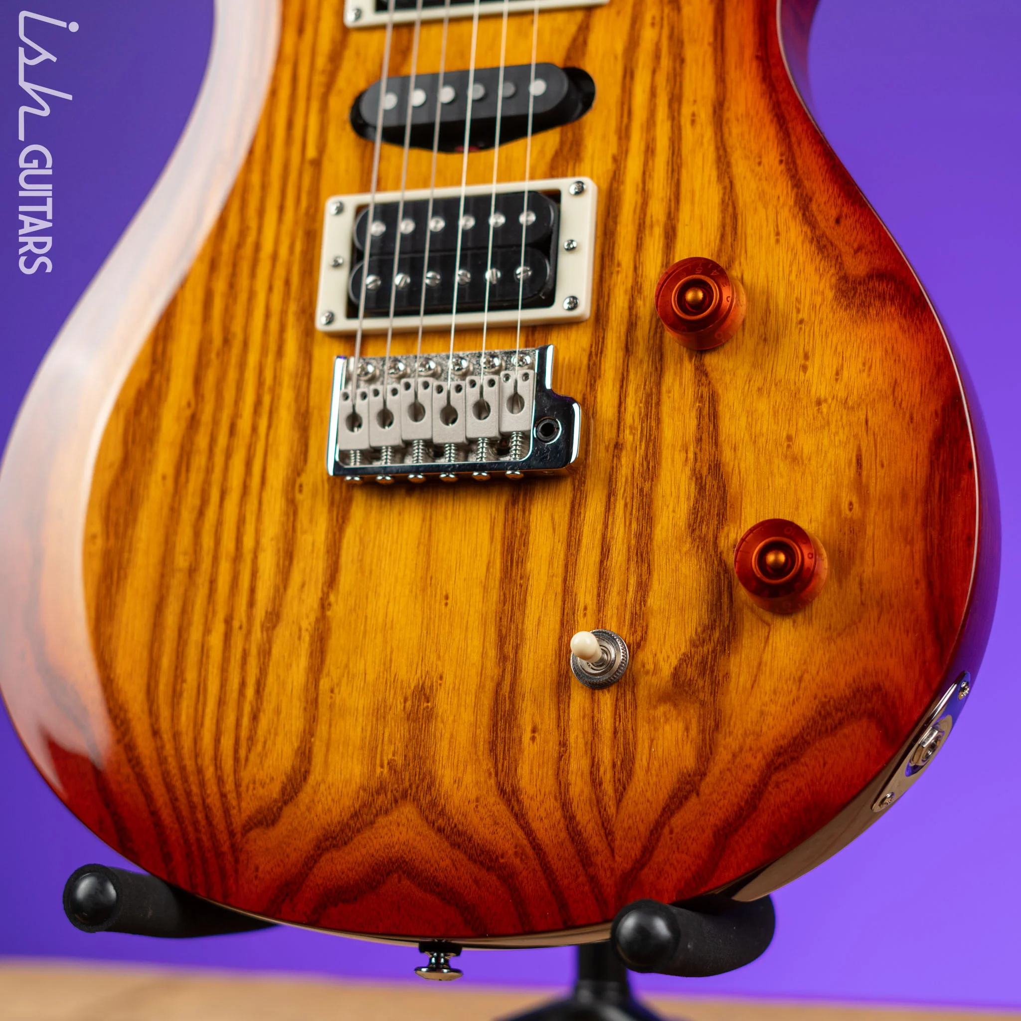 PRS SE Swamp Ash Special Vintage Sunburst Electric Guitar - Image 4