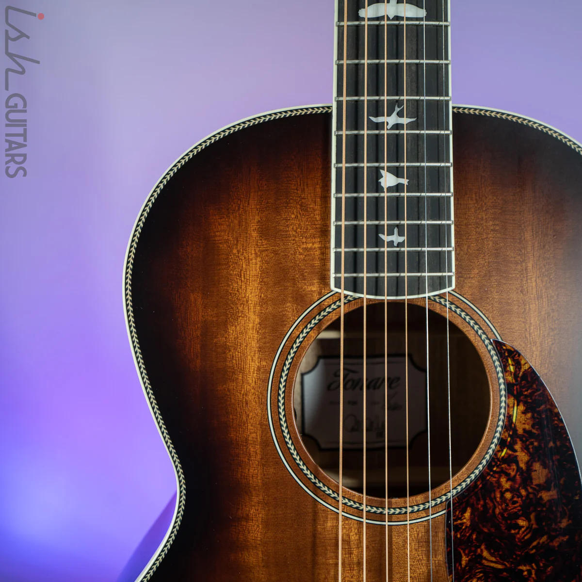 PRS SE Tonare P20E Tobacco Sunburst Acoustic Electric - Image 3