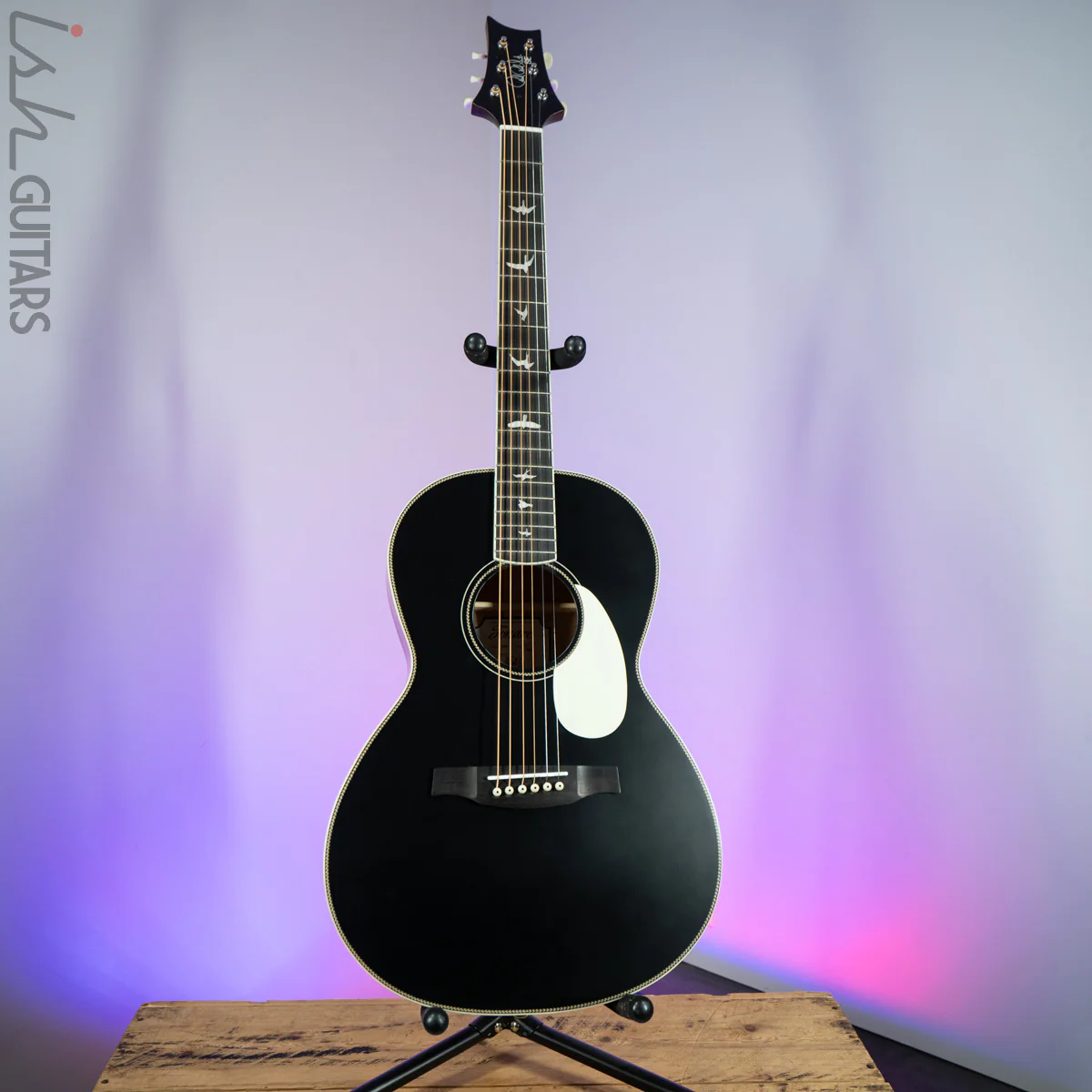 PRS SE Parlor P20E Black Satin Top - Image 2