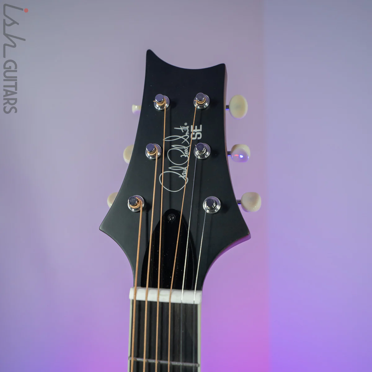 PRS SE Parlor P20E Black Satin Top - Image 7