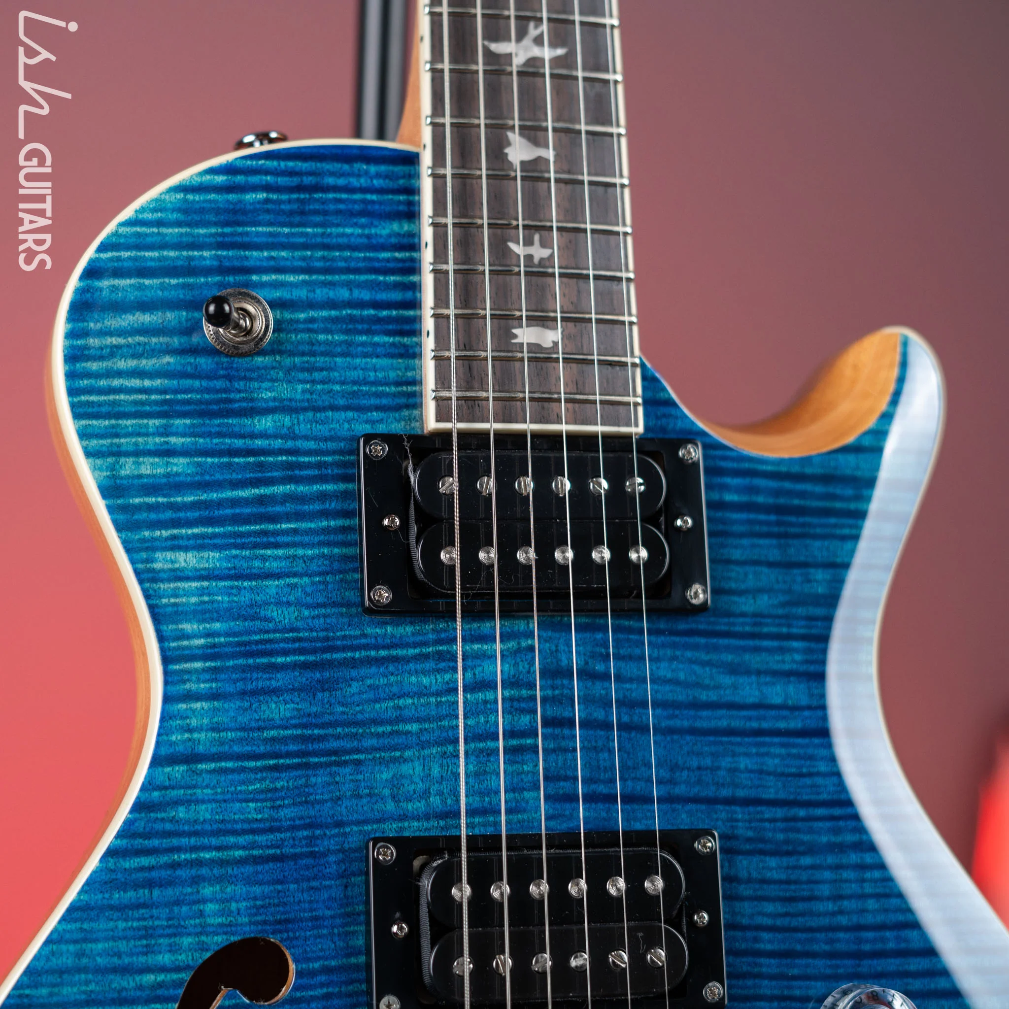 PRS SE Zach Myers 594 Semi-Hollow Myers Blue (Signed by Zach Myers!) - Image 3