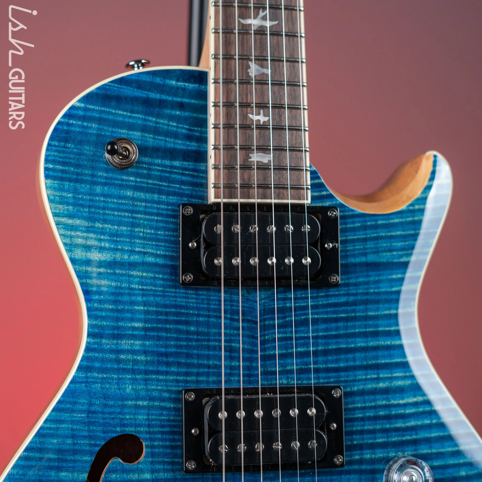 PRS SE Zach Myers 594 Semi-Hollow Myers Blue - Image 3