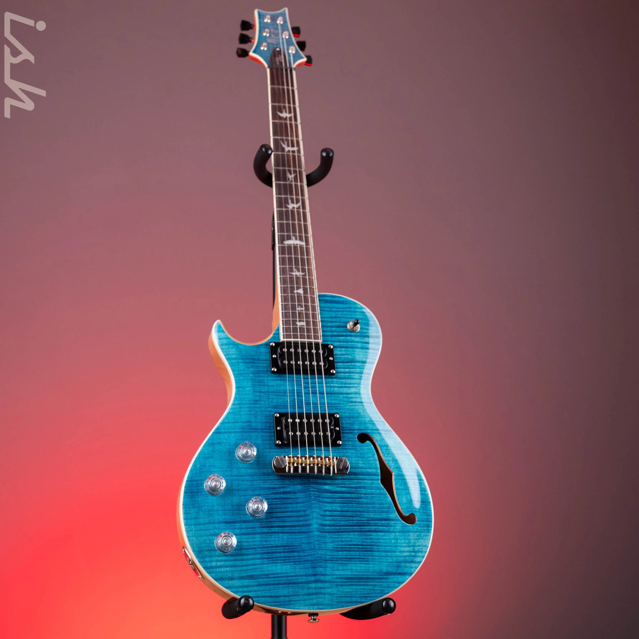 PRS SE Zach Myers Lefty Signature Electric Guitar Myers Blue - Image 2