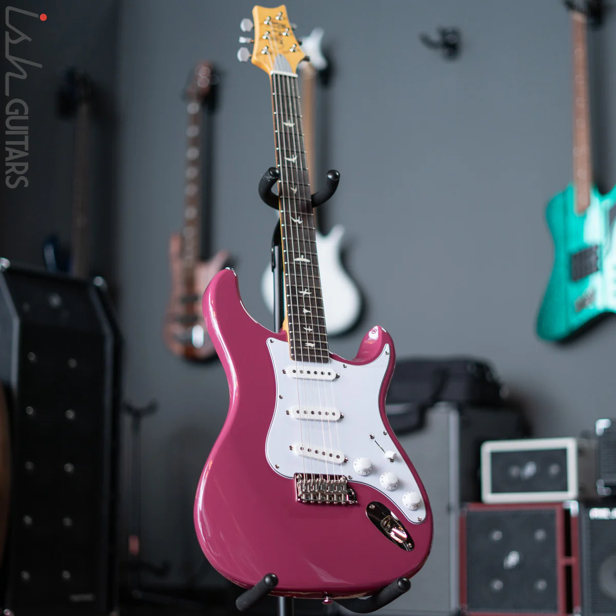 PRS SE Silver Sky Dragon Fruit - Image 2
