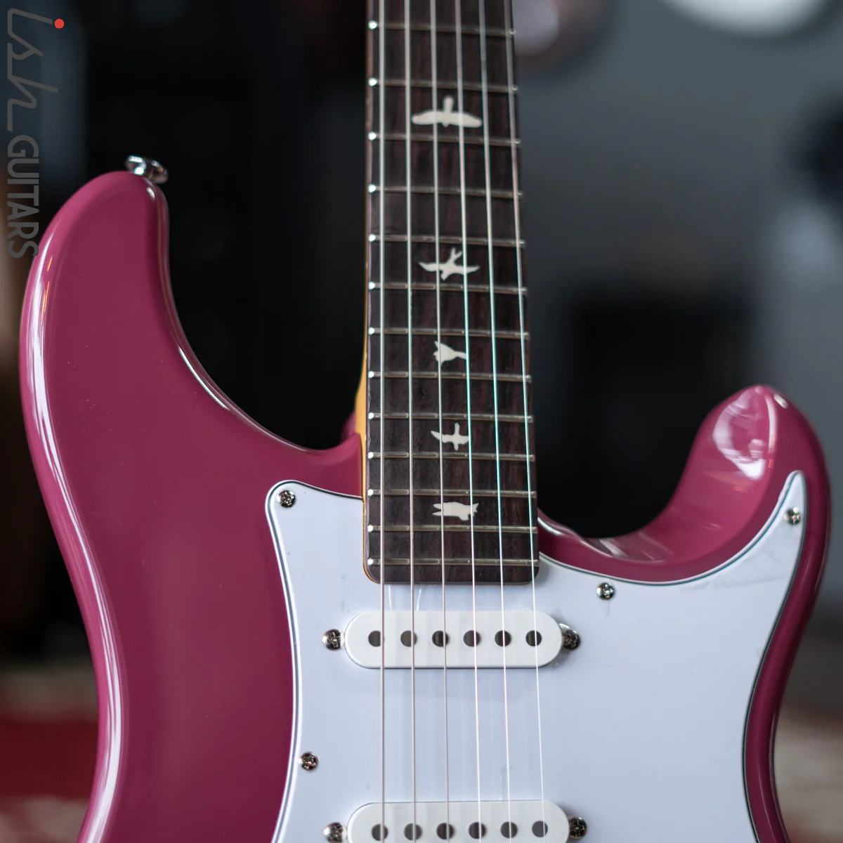 PRS SE Silver Sky Dragon Fruit - Image 6
