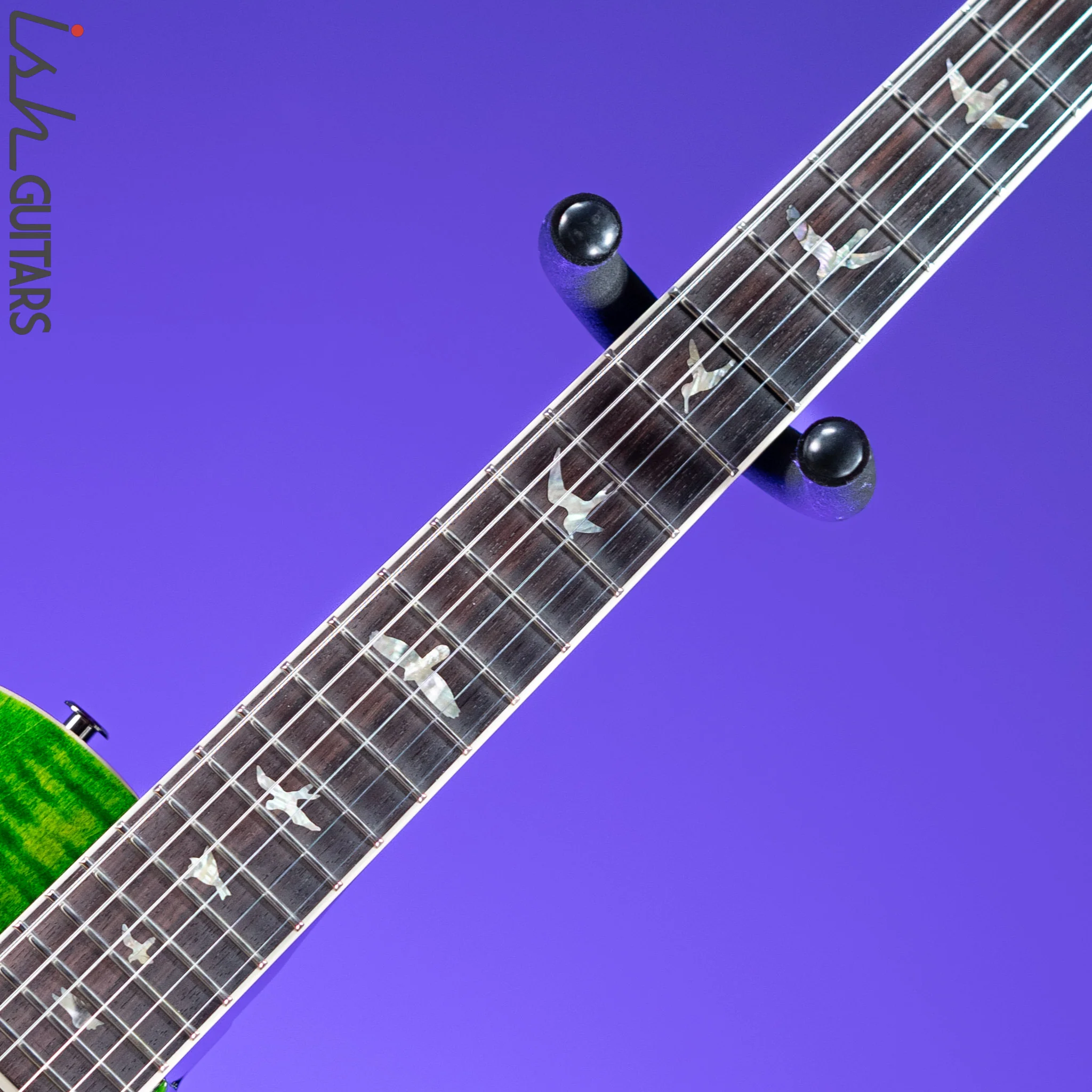 PRS McCarty 594 Singlecut Green w/ Black Back & Natural Binding - Image 5