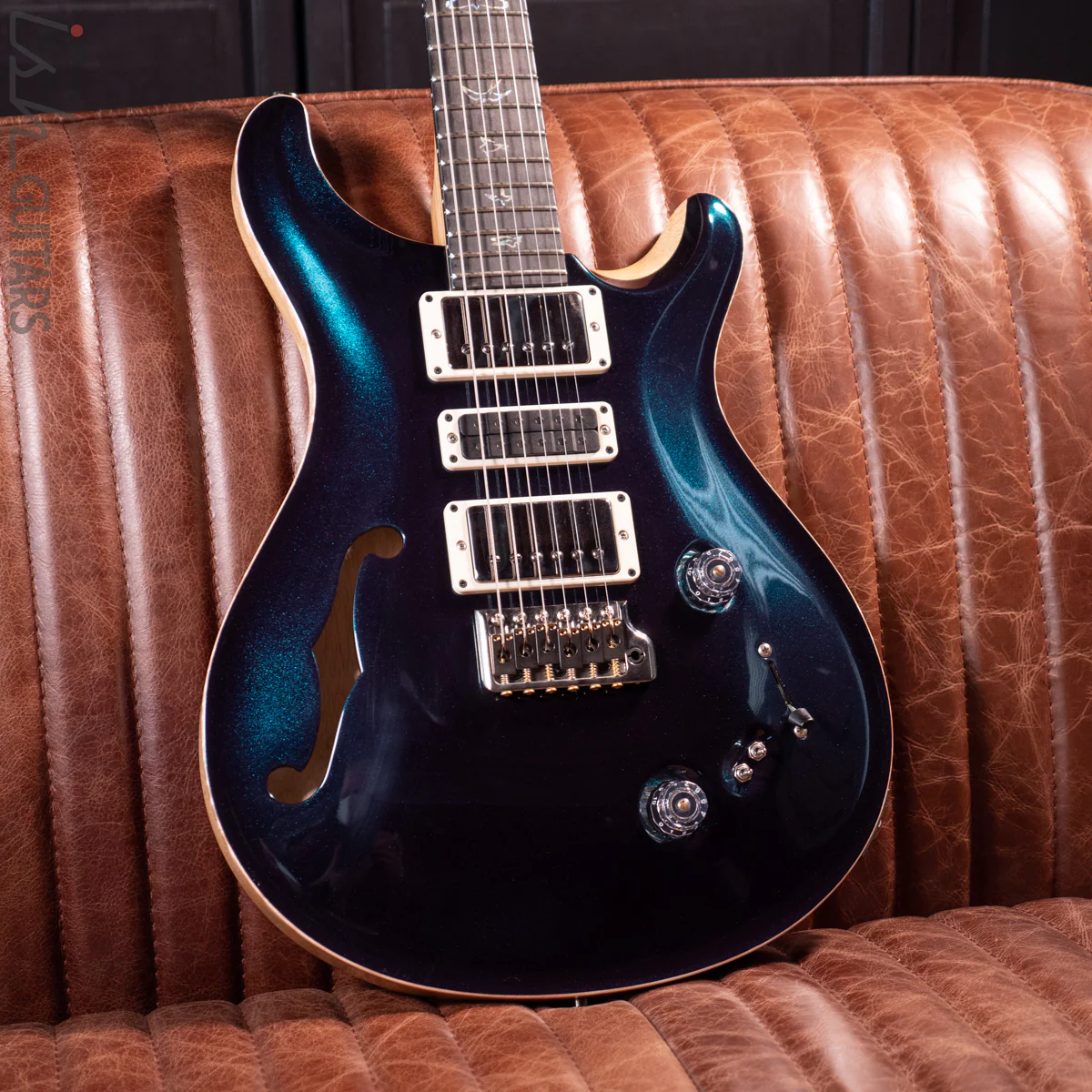 PRS Special 22 Semi-Hollow Wood Library Midnight Evergreen Custom Color - Image 2