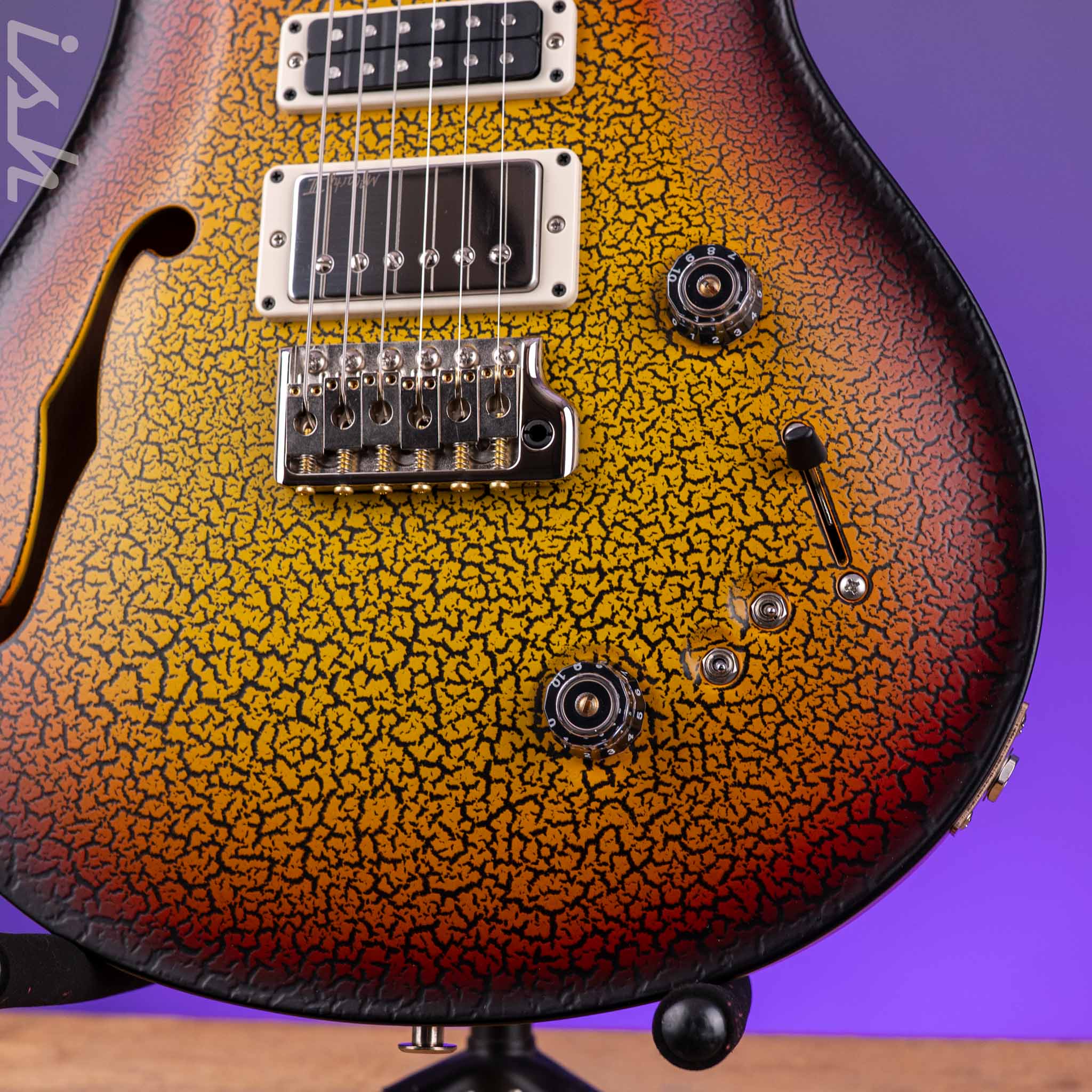 PRS Special Semi Hollow Sunburst Crackle Sprayer's Choice - Image 5