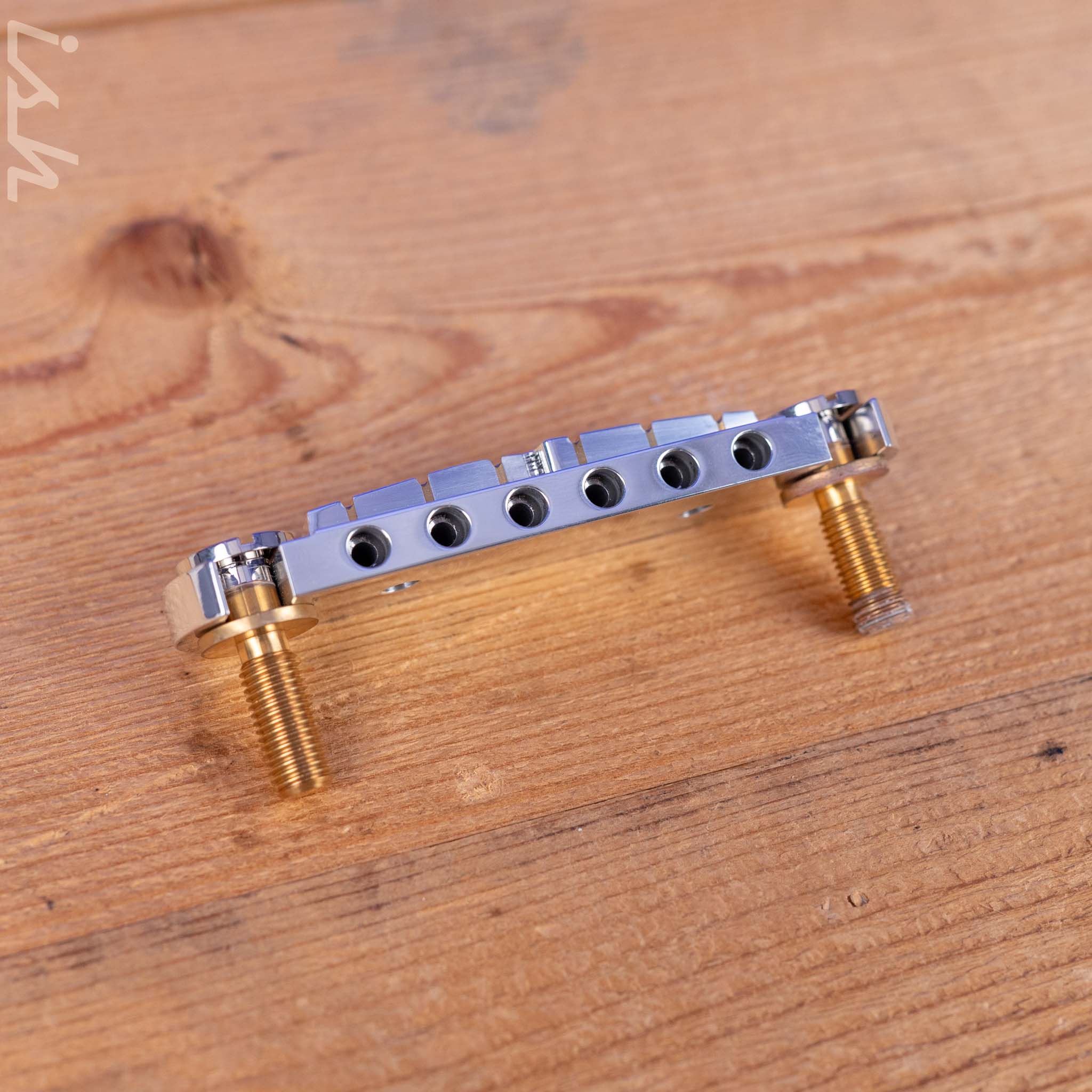 PRS Stoptail Bridge with Studs Polished Aluminum - Image 2
