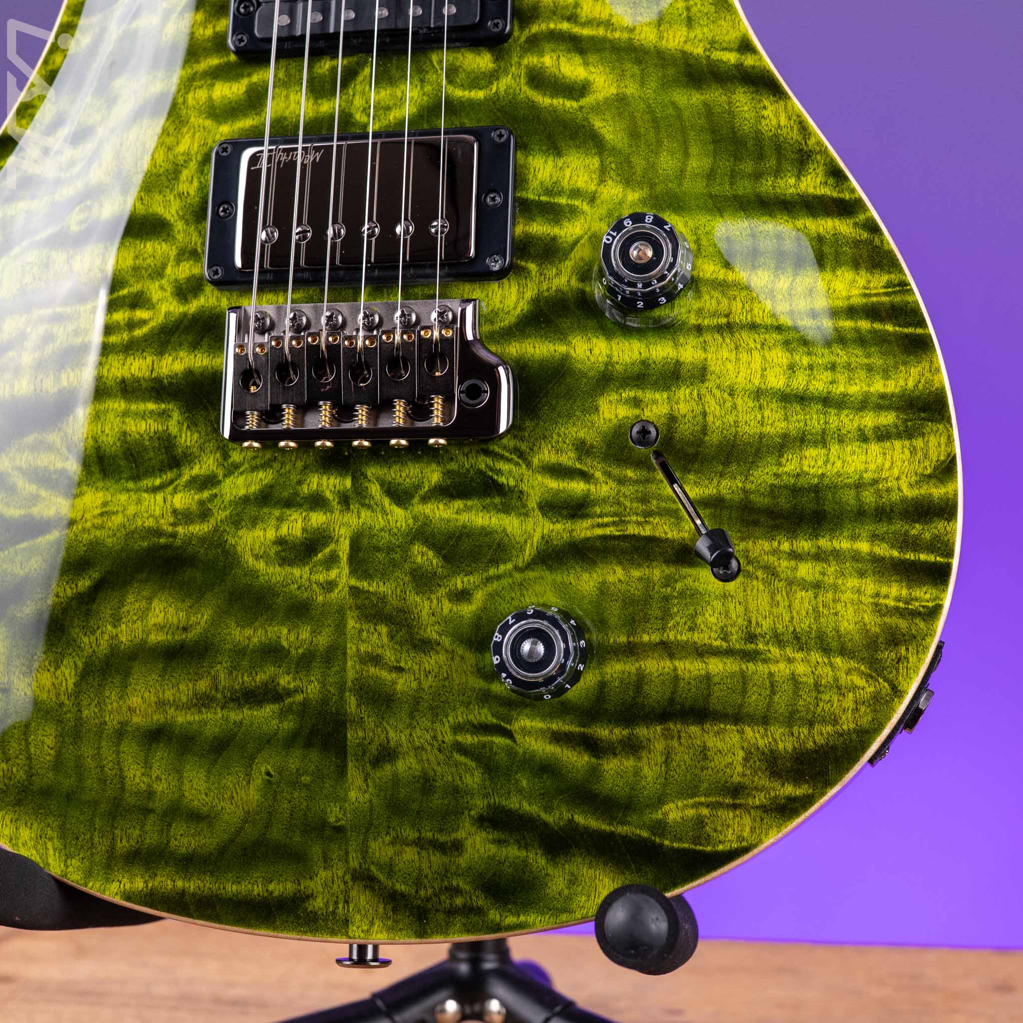 PRS Studio 10-Top Quilted Maple Jade Green - Image 5